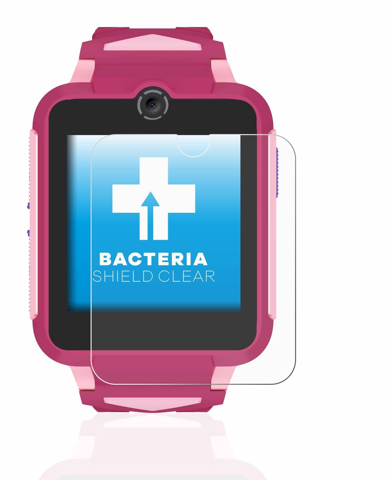 upscreen Bacteria Shield Clear Premium Antibakterielle Displayschutzfolie für TCL Movetime