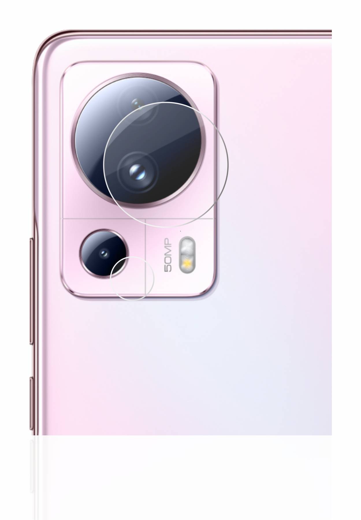 BROTECT AirGlass Flexible Schutz Glas Folie für Xiaomi 13 Lite (NUR Kameraschutz) Klar Transparent