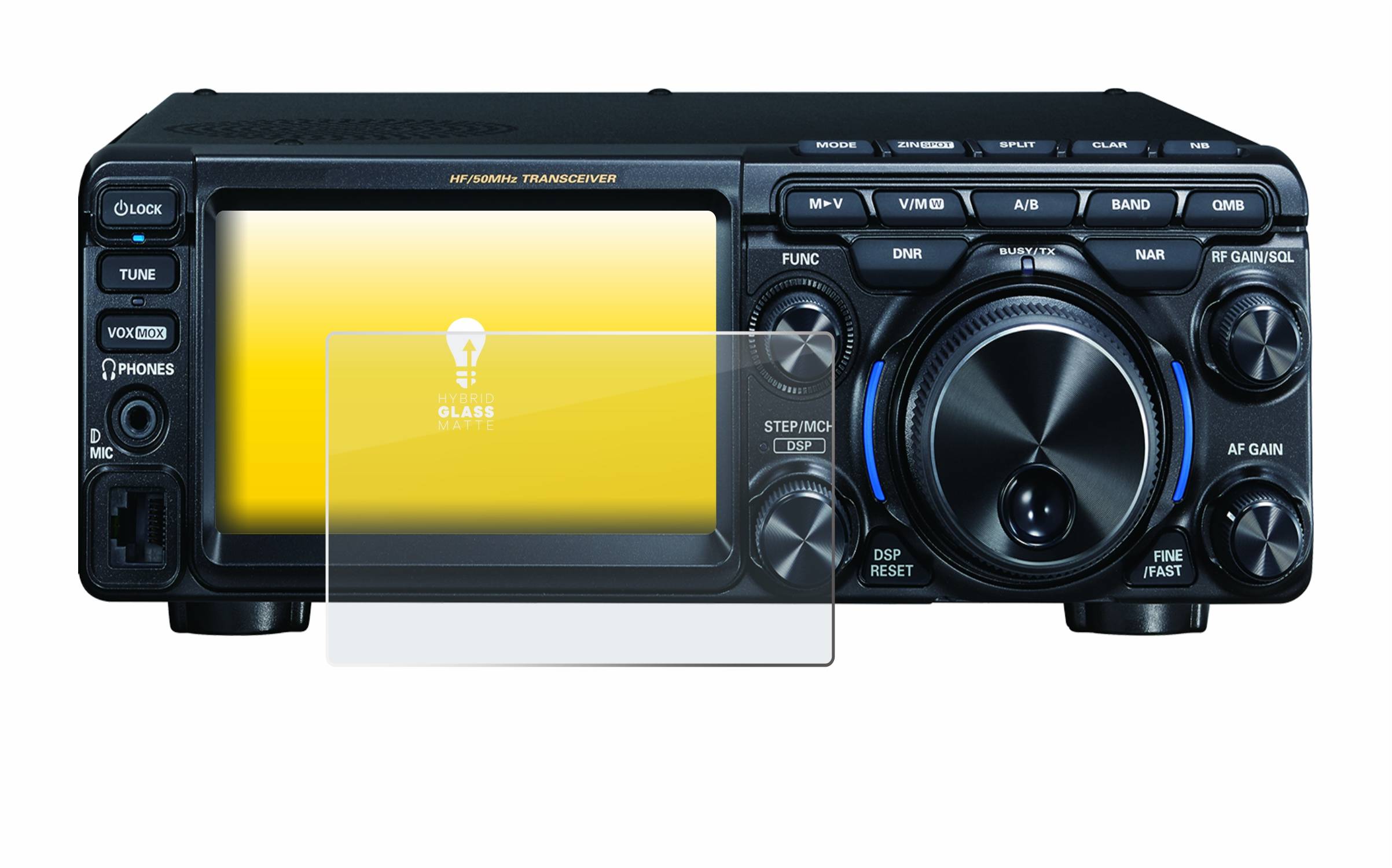 upscreen Hybrid Glass Matte Premium Schutzglas Folie für Yaesu