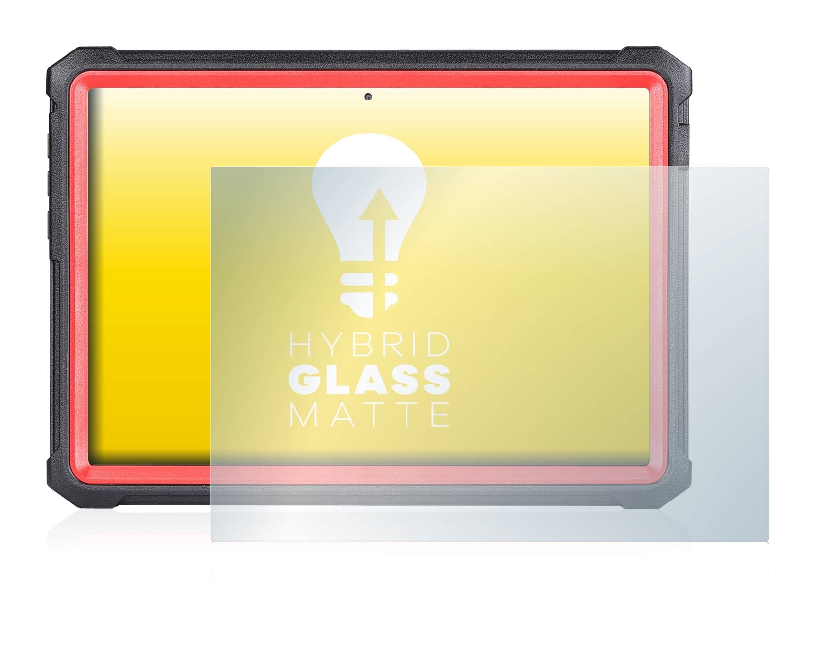 upscreen Hybrid Glass Matte Premium Schutzglas Folie für Launch X-431