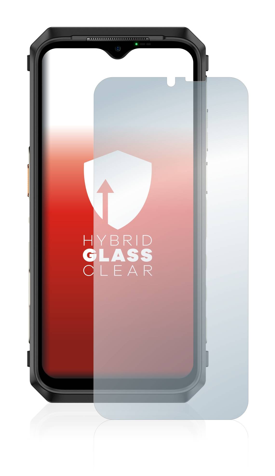 upscreen Flexible Schutz Glas Folie für Ulefone Power Armor 18T Schutzglas 9H Hybridglas Klar