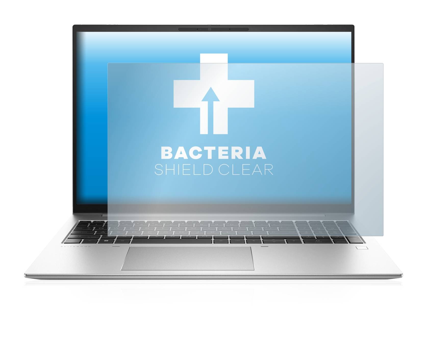 upscreen Bacteria Shield Clear Premium Antibakterielle Displayschutzfolie für HP EliteBook