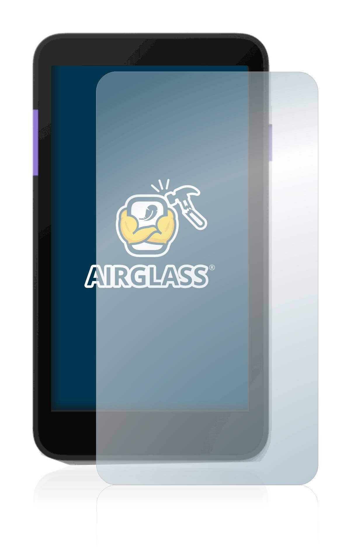 BROTECT AirGlass Flexible Schutz Glas Folie für Zettle Terminal (by Paypal) Klar Transparent
