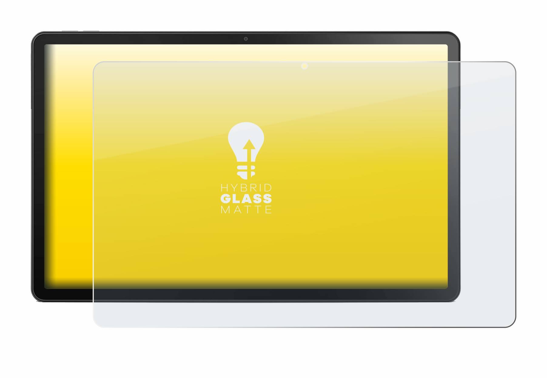upscreen Hybrid Glass Matte Premium Schutzglas Folie für Lenovo Tab M10 Plus (3.