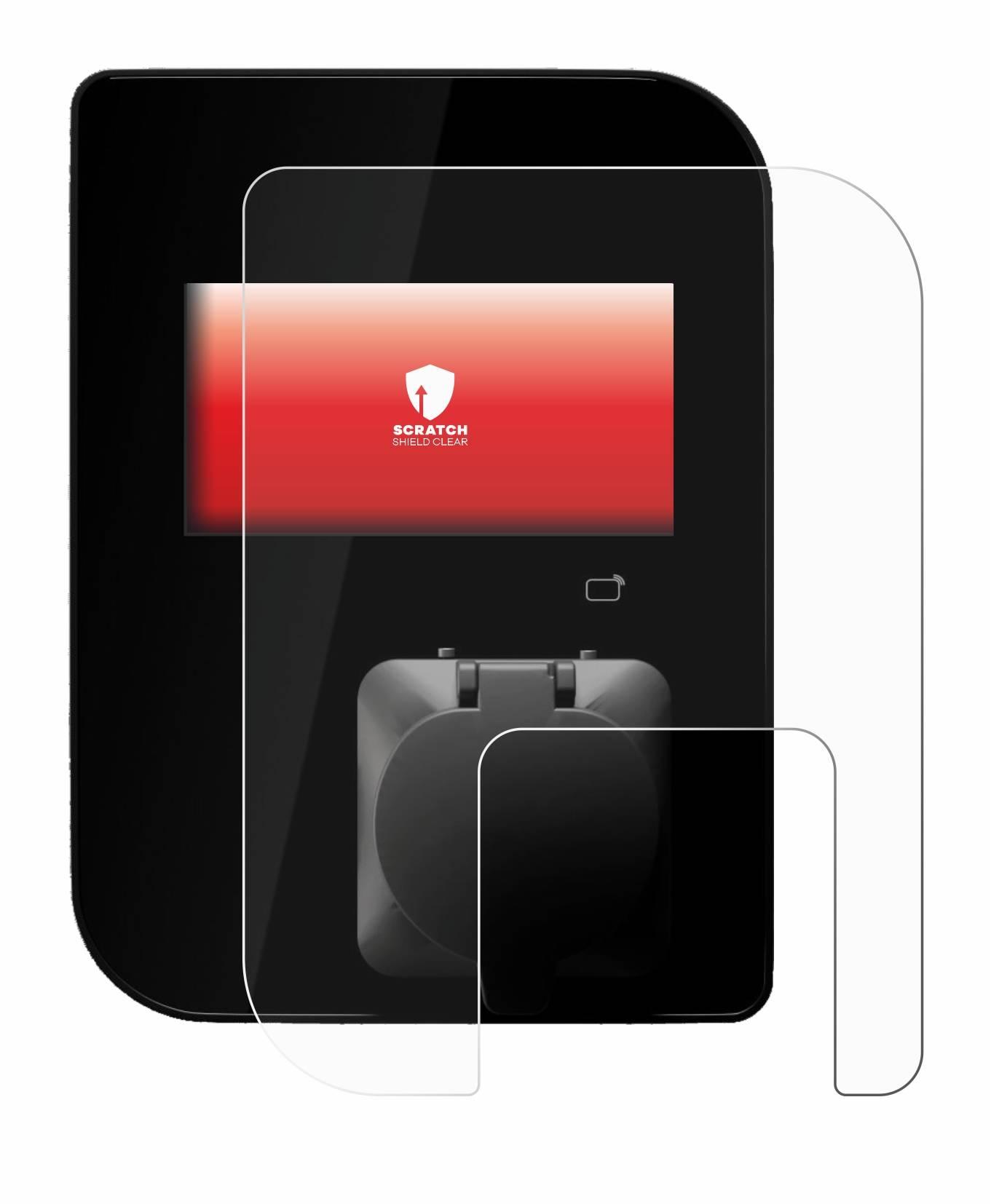 upscreen Scratch Shield Clear Premium Displayschutzfolie für Wallbox Copper
