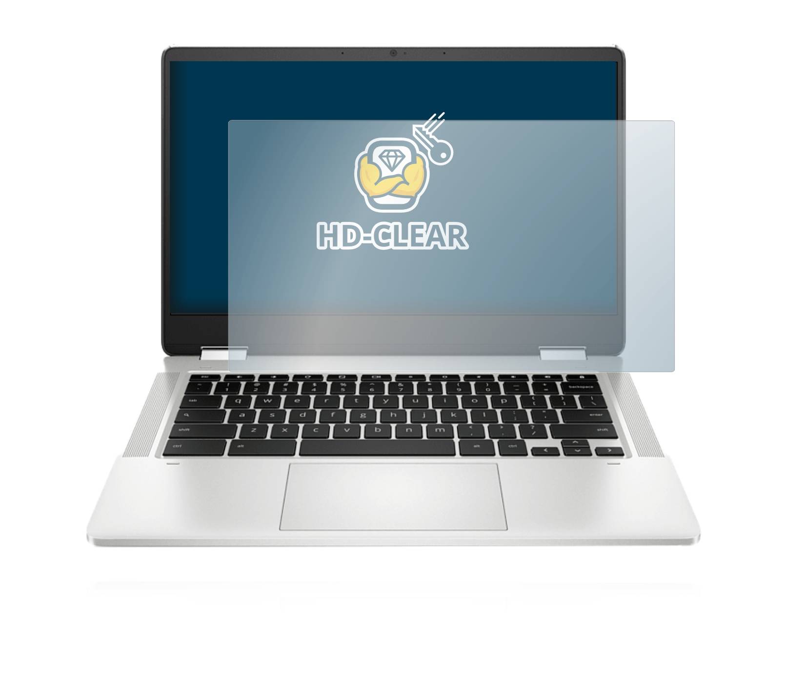 BROTECT Schutzfolie für HP Chromebook x360 14a-ca0219ng Folie Klar Transparent