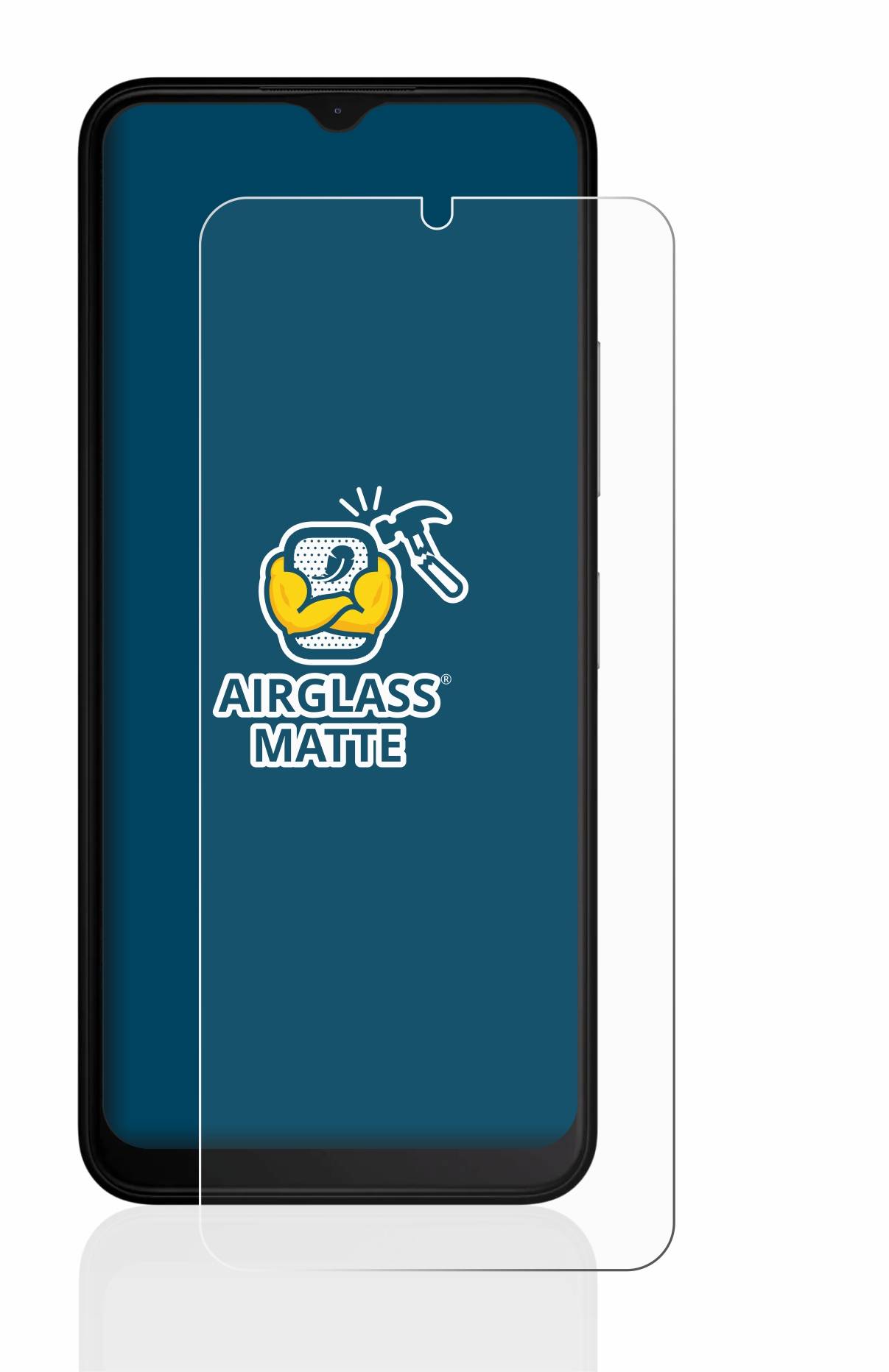BROTECT AirGlass Flexible Schutz Glas Folie für Nokia C22 Matt Entspiegelt