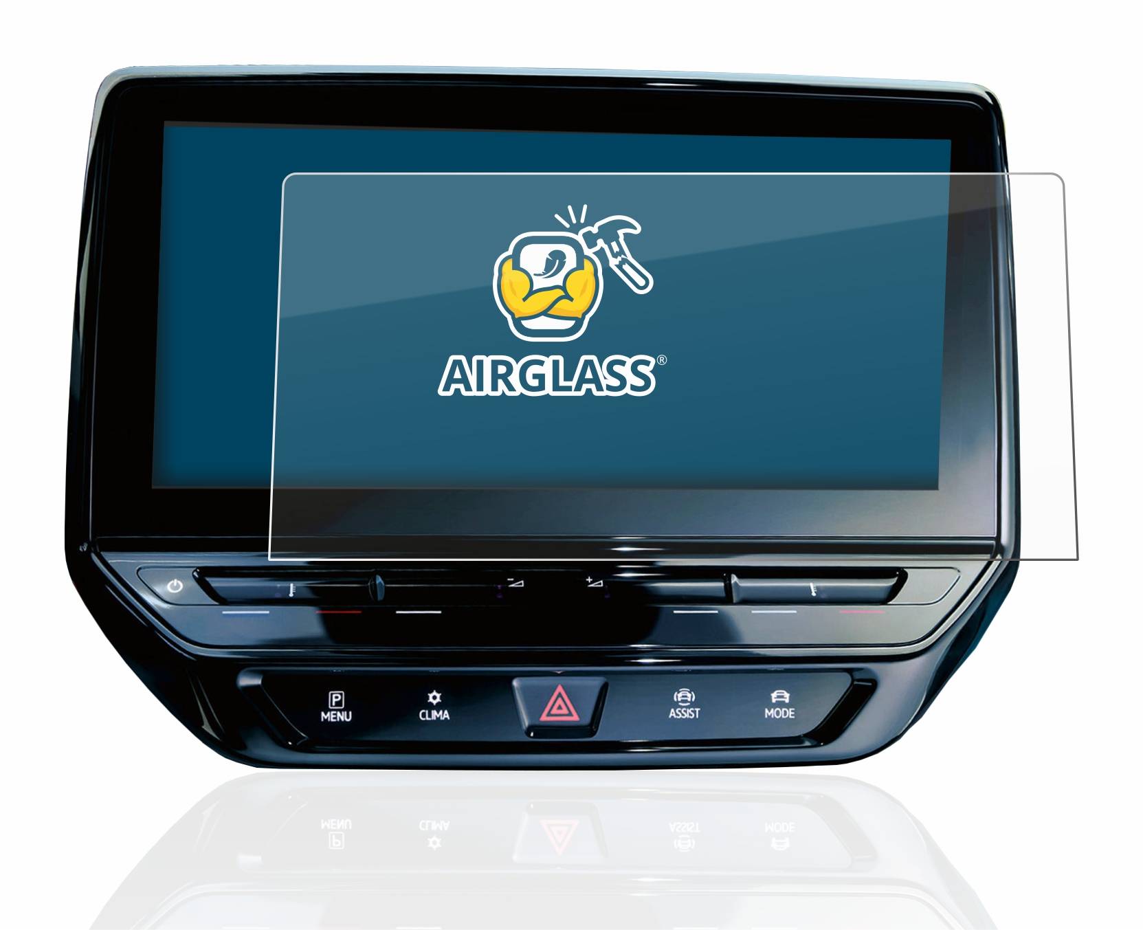 BROTECT AirGlass Schutzglas Folie für Volkswagen ID.4 Discover Pro