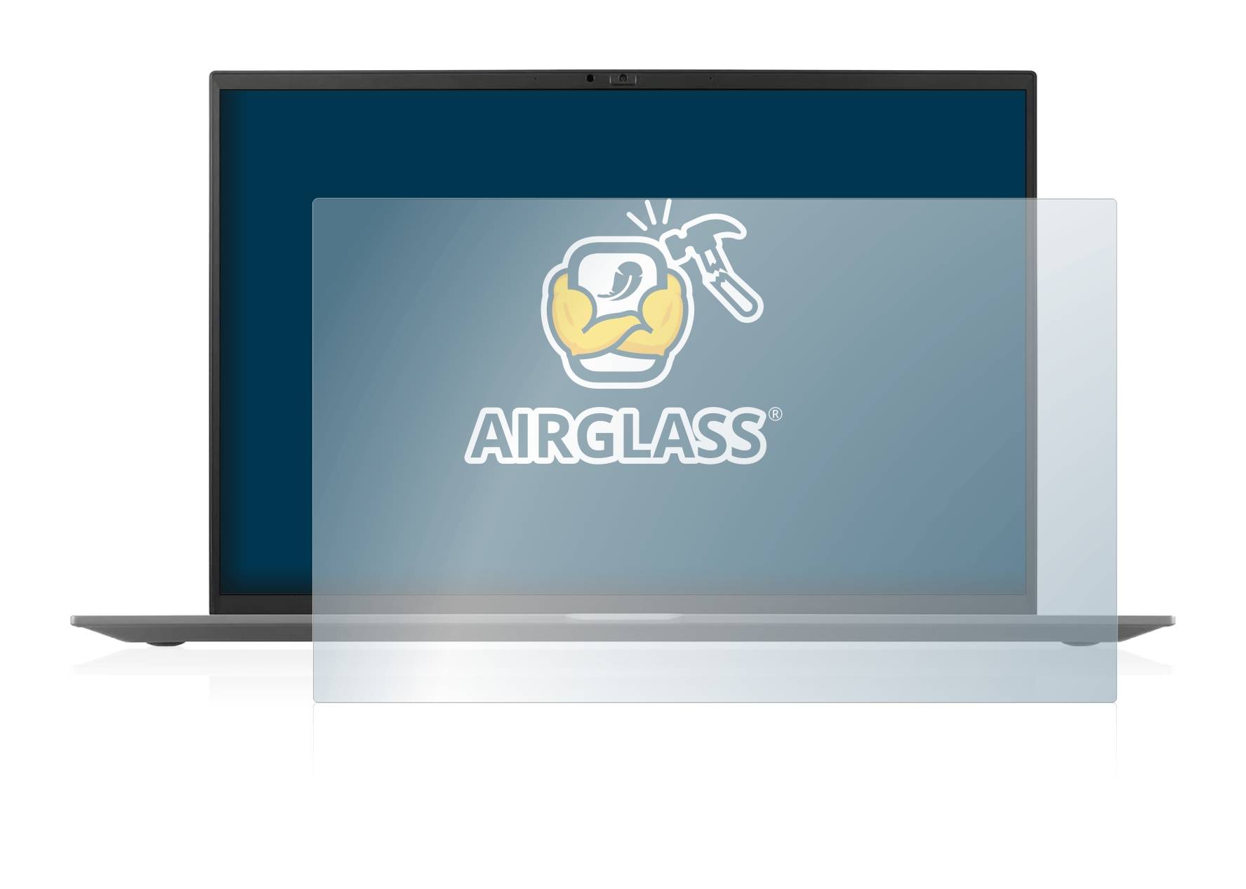 BROTECT AirGlass Schutzglas Folie für LG Gram 17