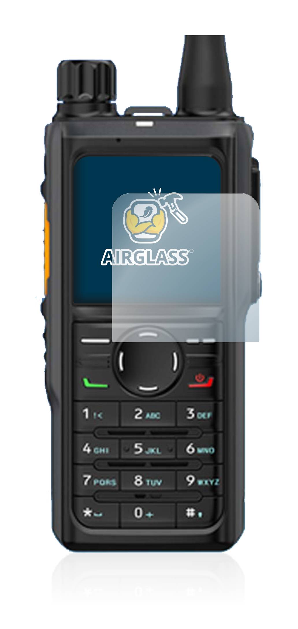 BROTECT AirGlass Flexible Schutz Glas Folie für Hytera HP 685 Klar Transparent