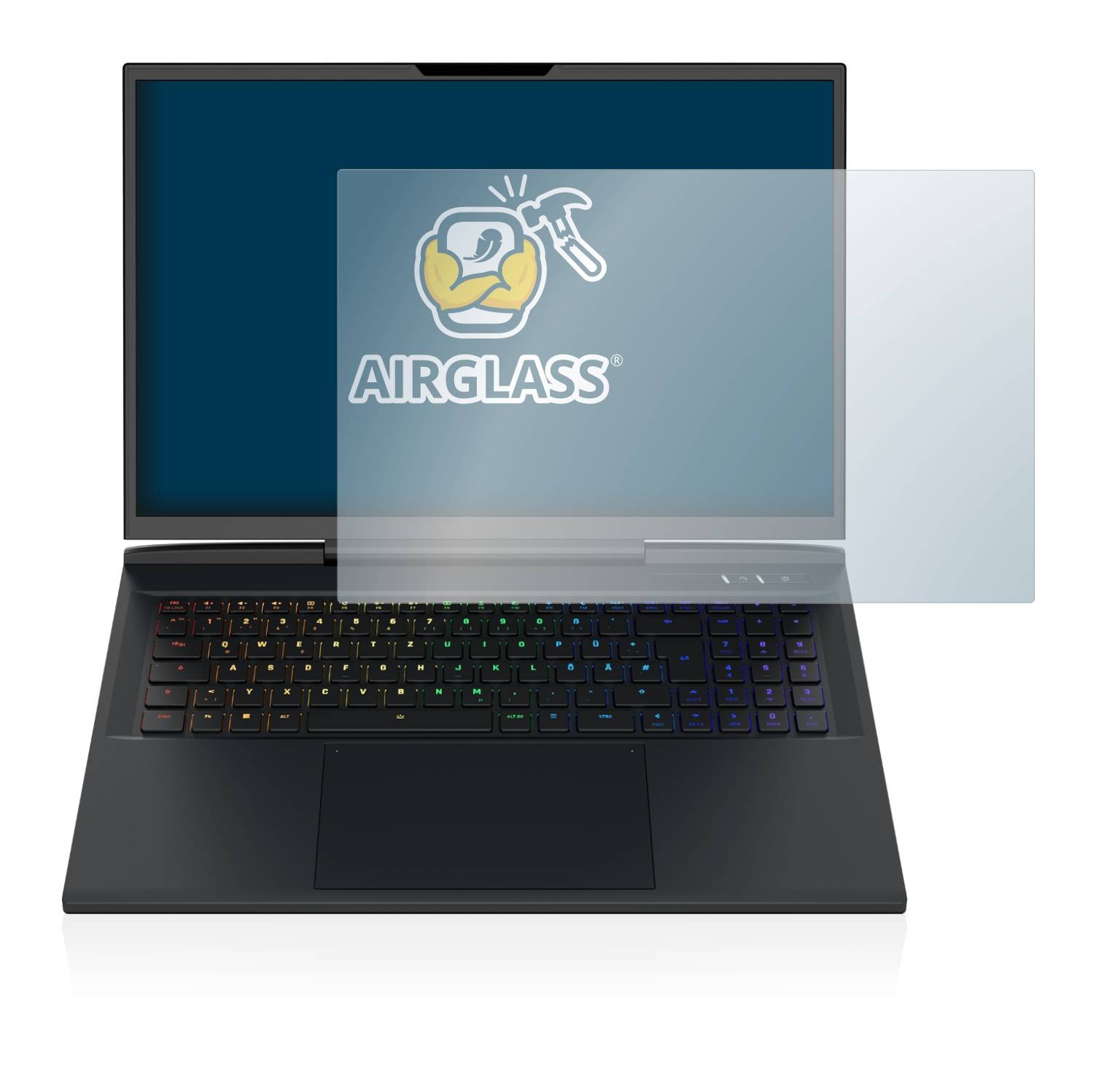 BROTECT AirGlass Schutzglas Folie für Schenker XMG NEO 17