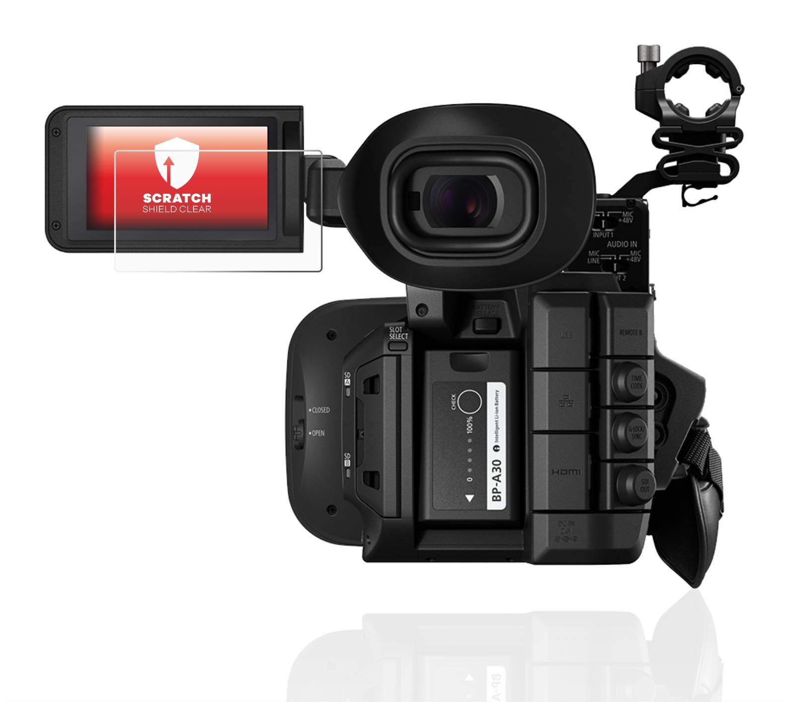 upscreen Scratch Shield Clear Premium Displayschutzfolie für Canon