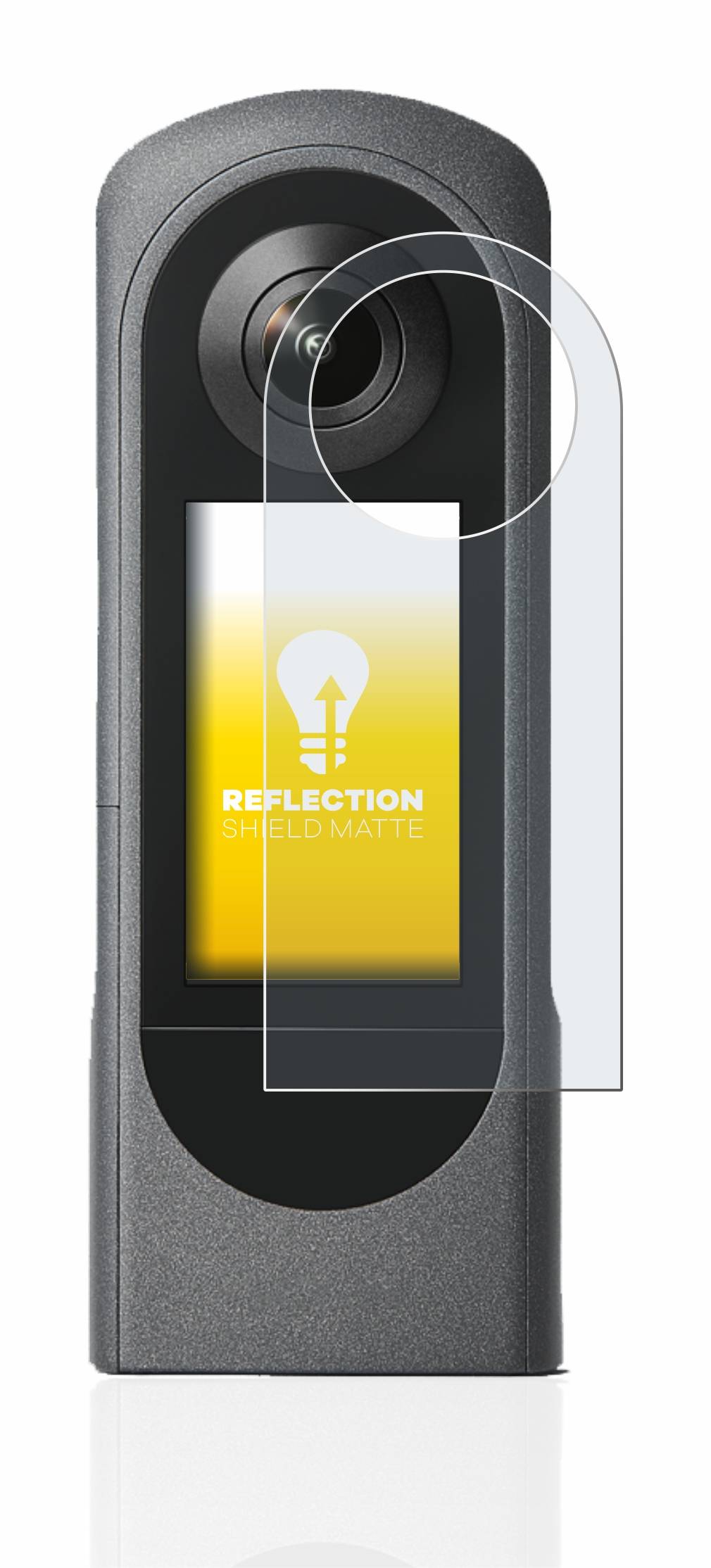 upscreen Reflection Shield Matte Premium Displayschutzfolie für Ricoh Theta
