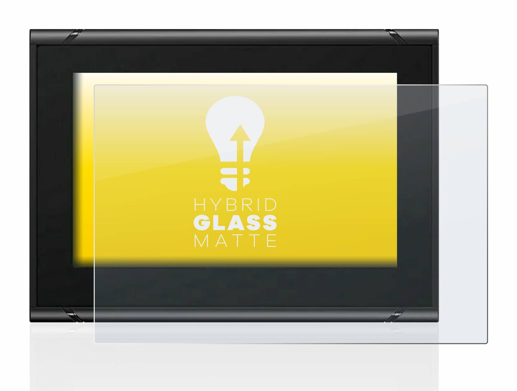 upscreen Hybrid Glass Matte Premium Schutzglas Folie für B&G Vulcan 7