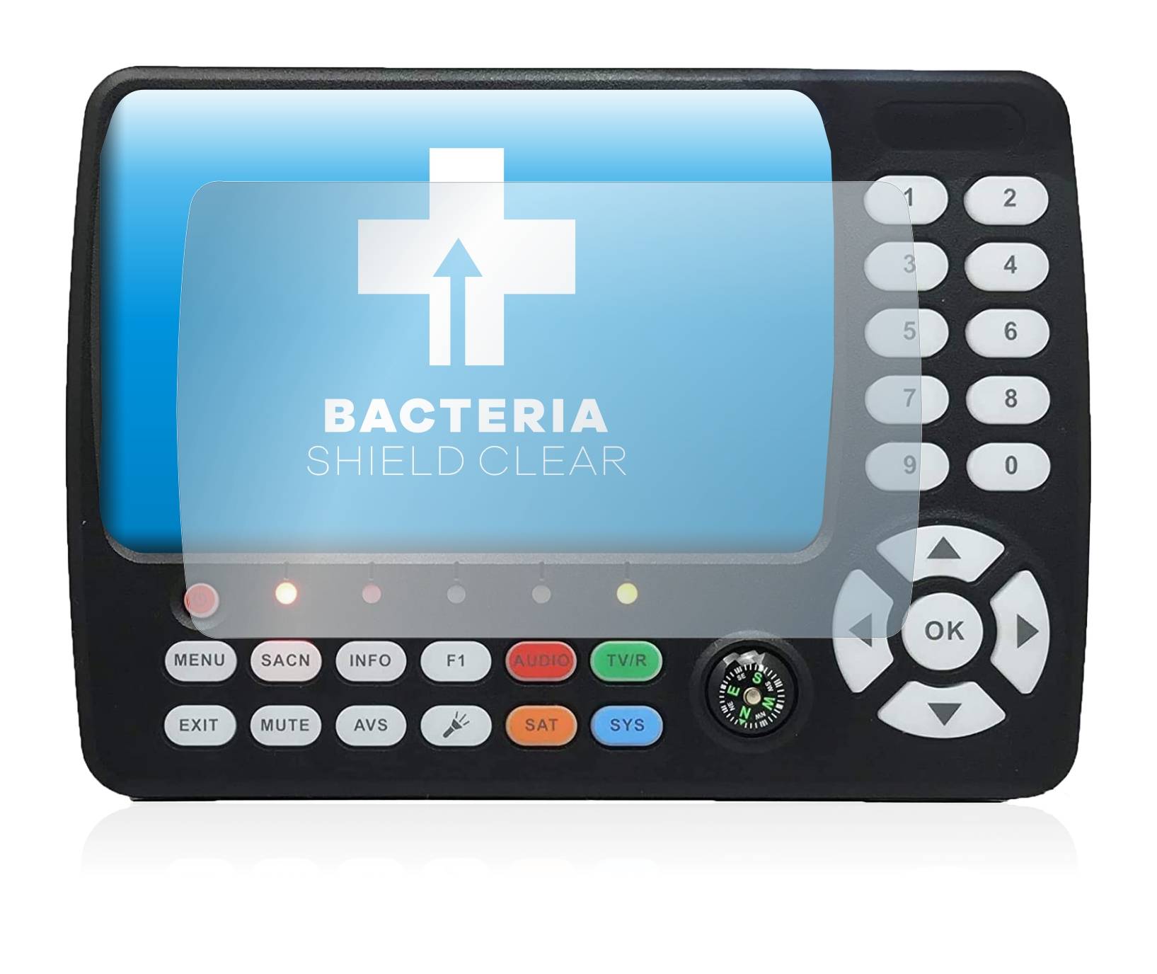 upscreen Bacteria Shield Clear Premium Antibakterielle Displayschutzfolie für Satlink