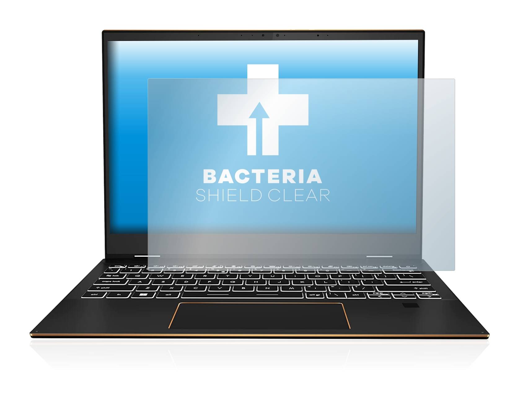 upscreen Bacteria Shield Clear Premium Antibakterielle Displayschutzfolie für MSI Summit E13