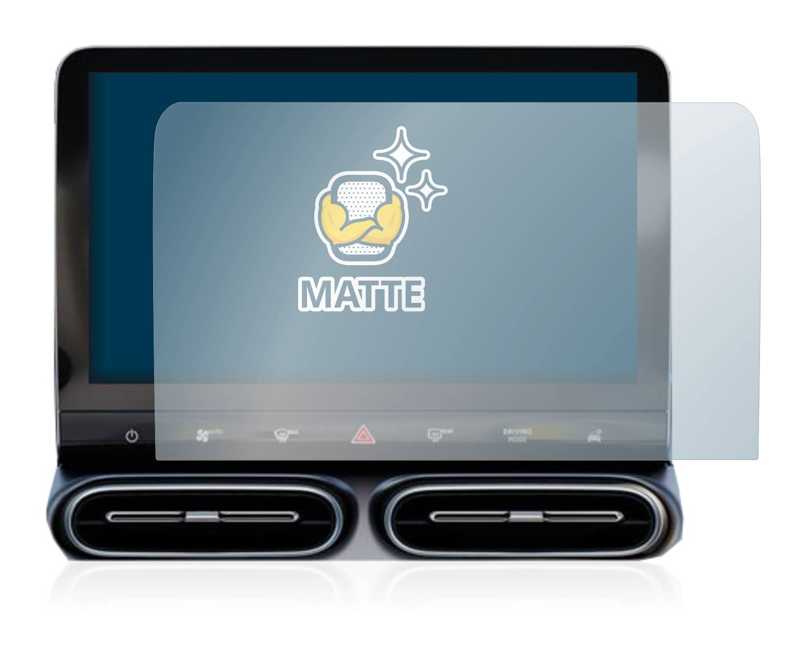BROTECT Schutzfolie für Smart #1 Pro+ 12,8" central display Folie Matt Entspiegelt