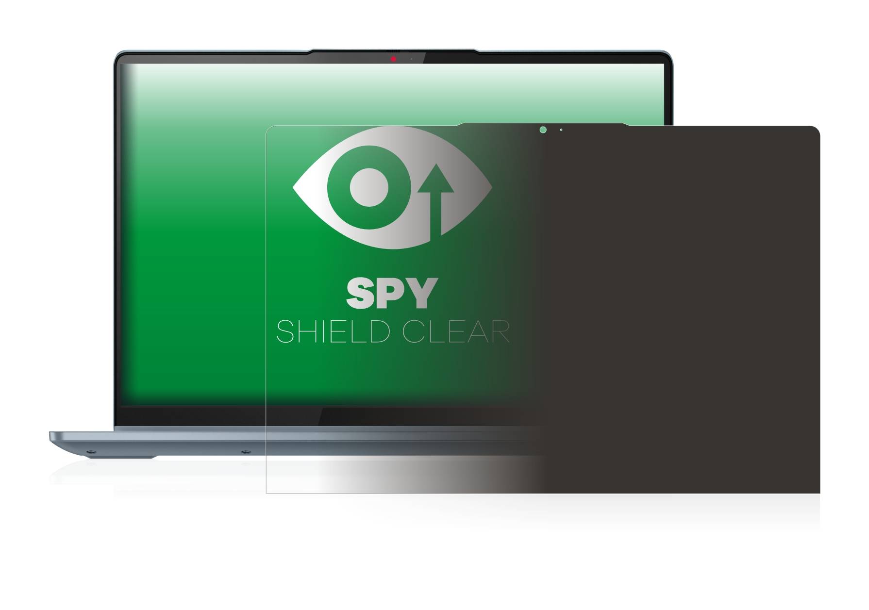 upscreen Spy Shield Clear Premium Blickschutzfolie für Lenovo IdeaPad Flex 5 14 Gen 7