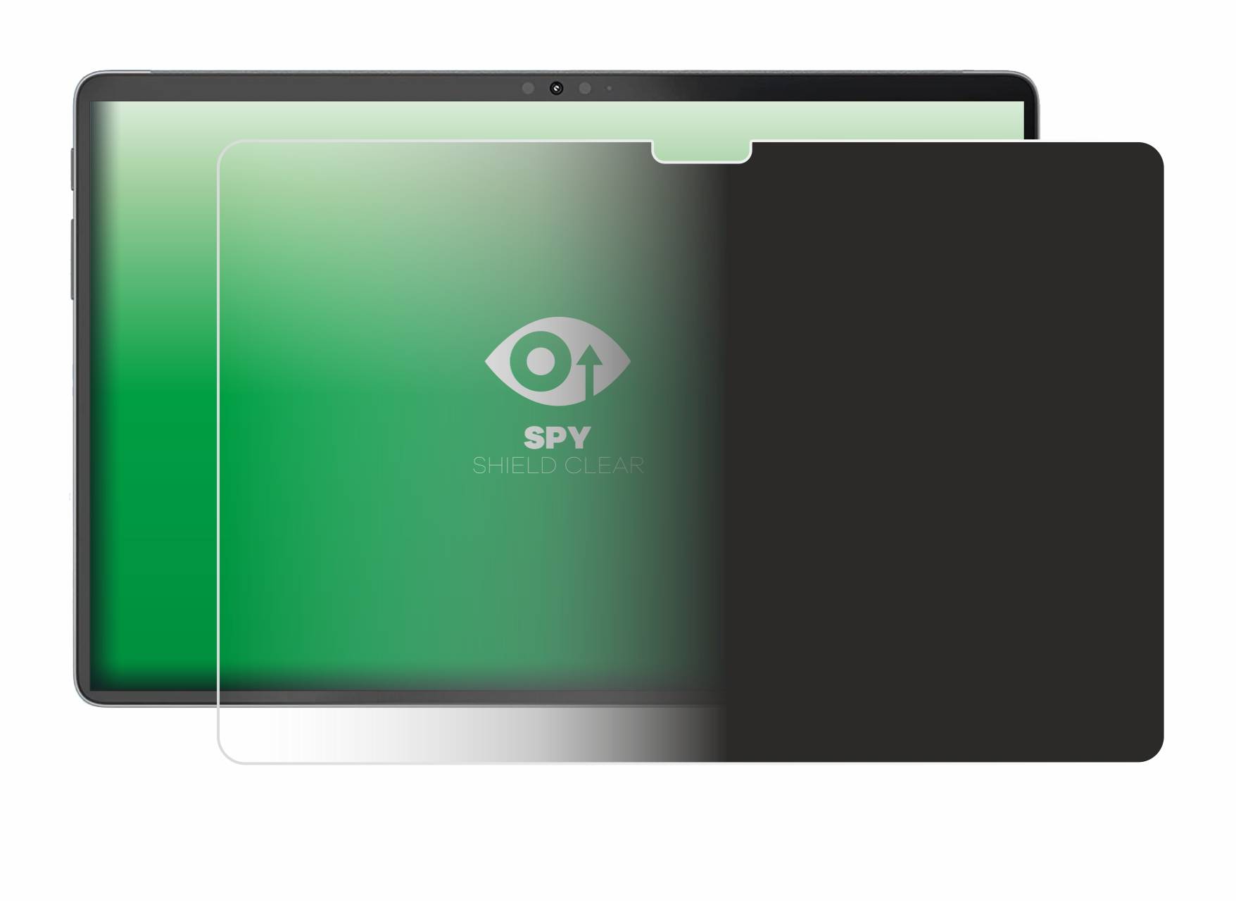 upscreen Spy Shield Clear Premium Blickschutzfolie für Blackview Oscal Pad