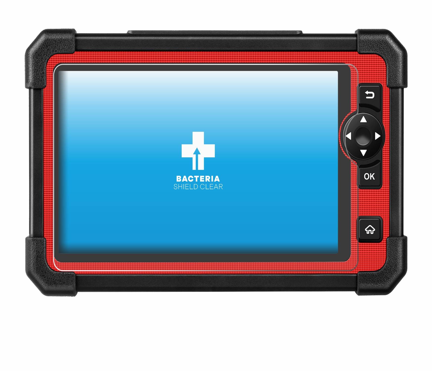 upscreen Bacteria Shield Clear Premium Antibakterielle Displayschutzfolie für Launch X431