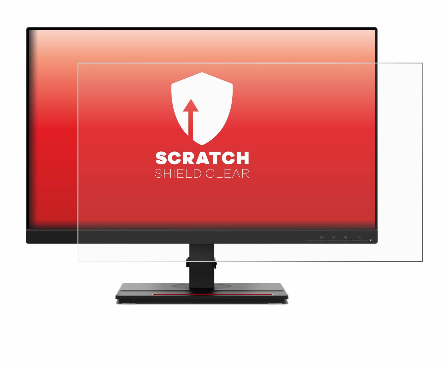 upscreen Scratch Shield Clear Premium Displayschutzfolie für Lenovo ThinkVision