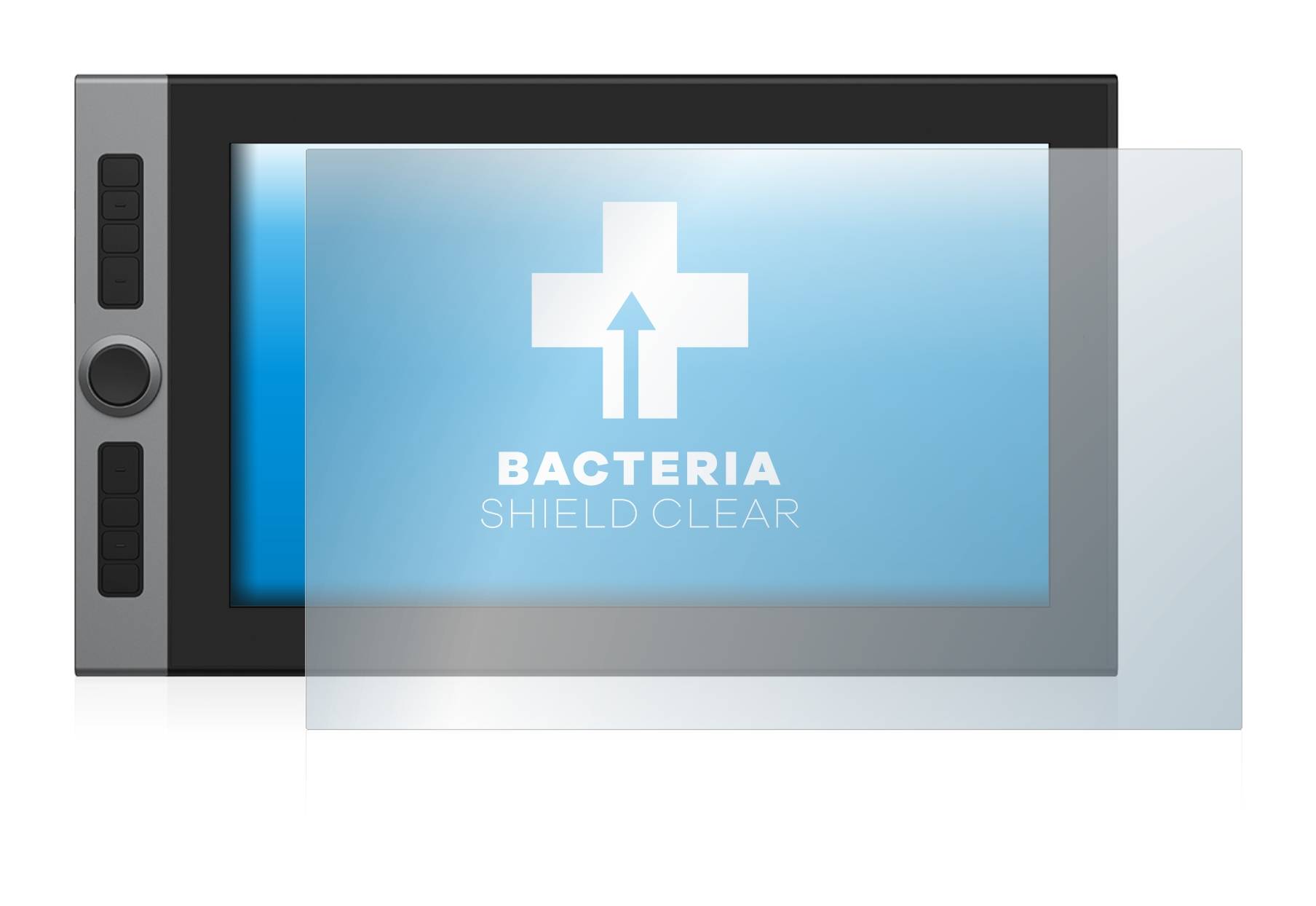 upscreen Bacteria Shield Clear Premium Antibakterielle Displayschutzfolie für XP-Pen Artist