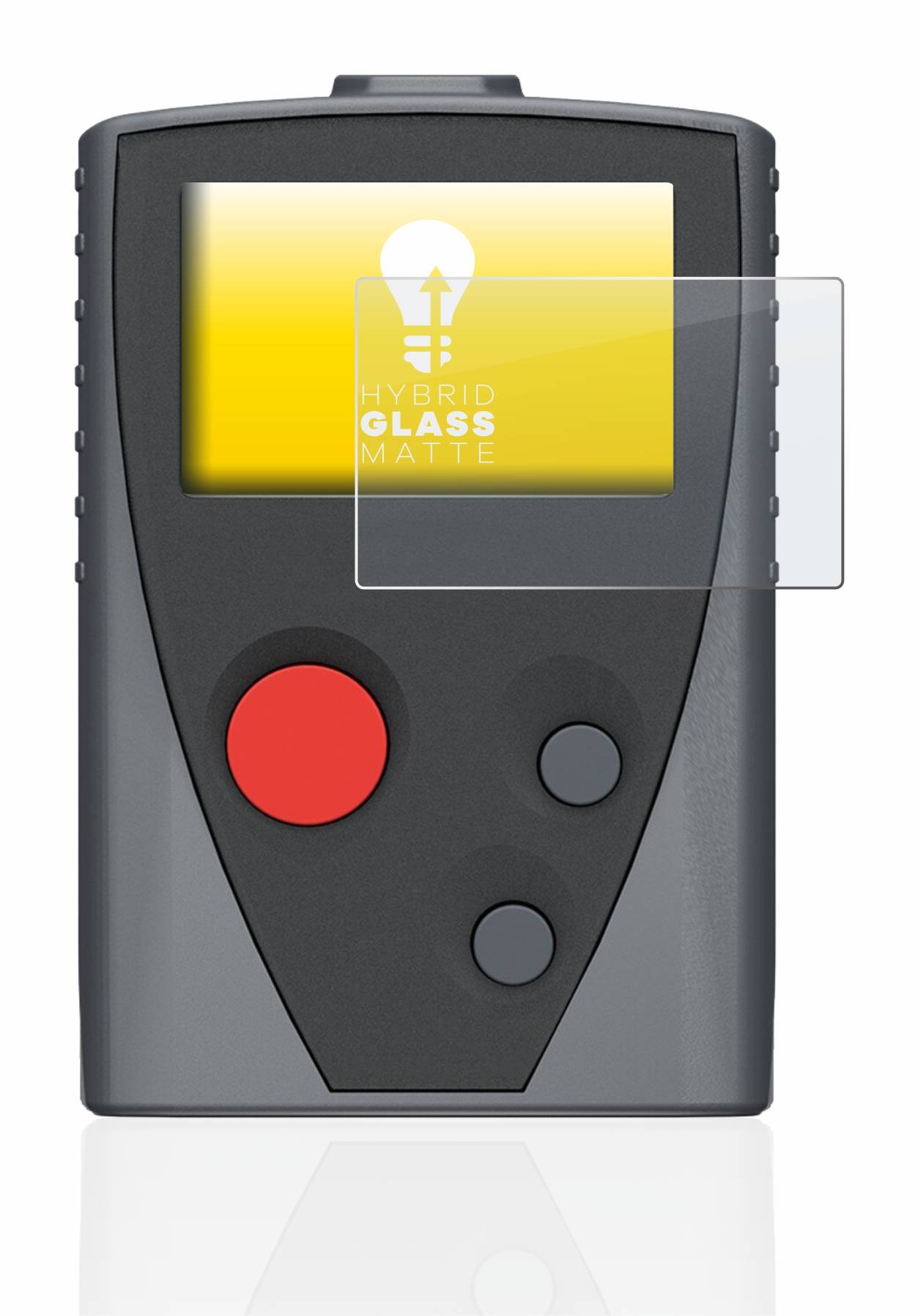 upscreen Hybrid Glass Matte Premium Schutzglas Folie für Swissphone Boss