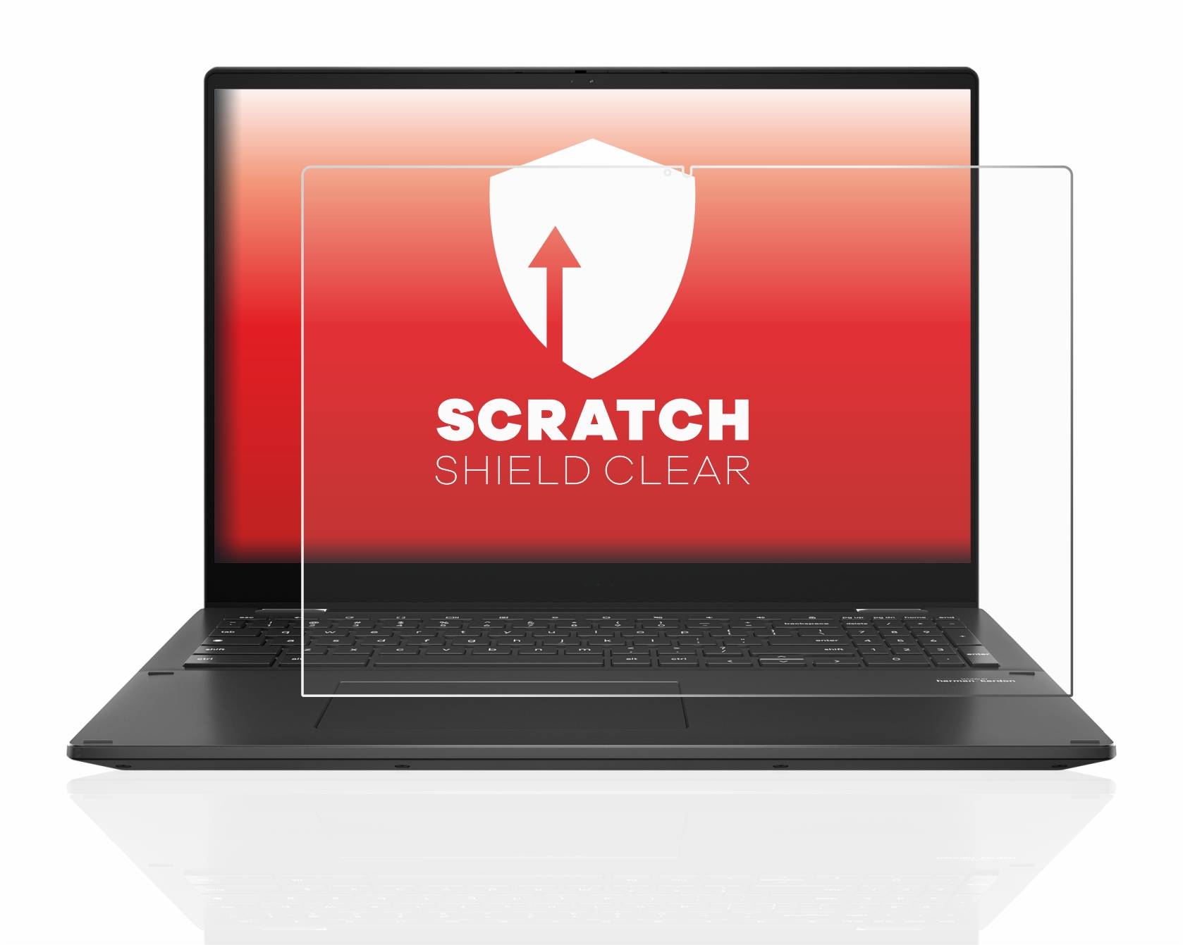upscreen Scratch Shield Clear Premium Displayschutzfolie für Asus Chromebook Flip CX5 16