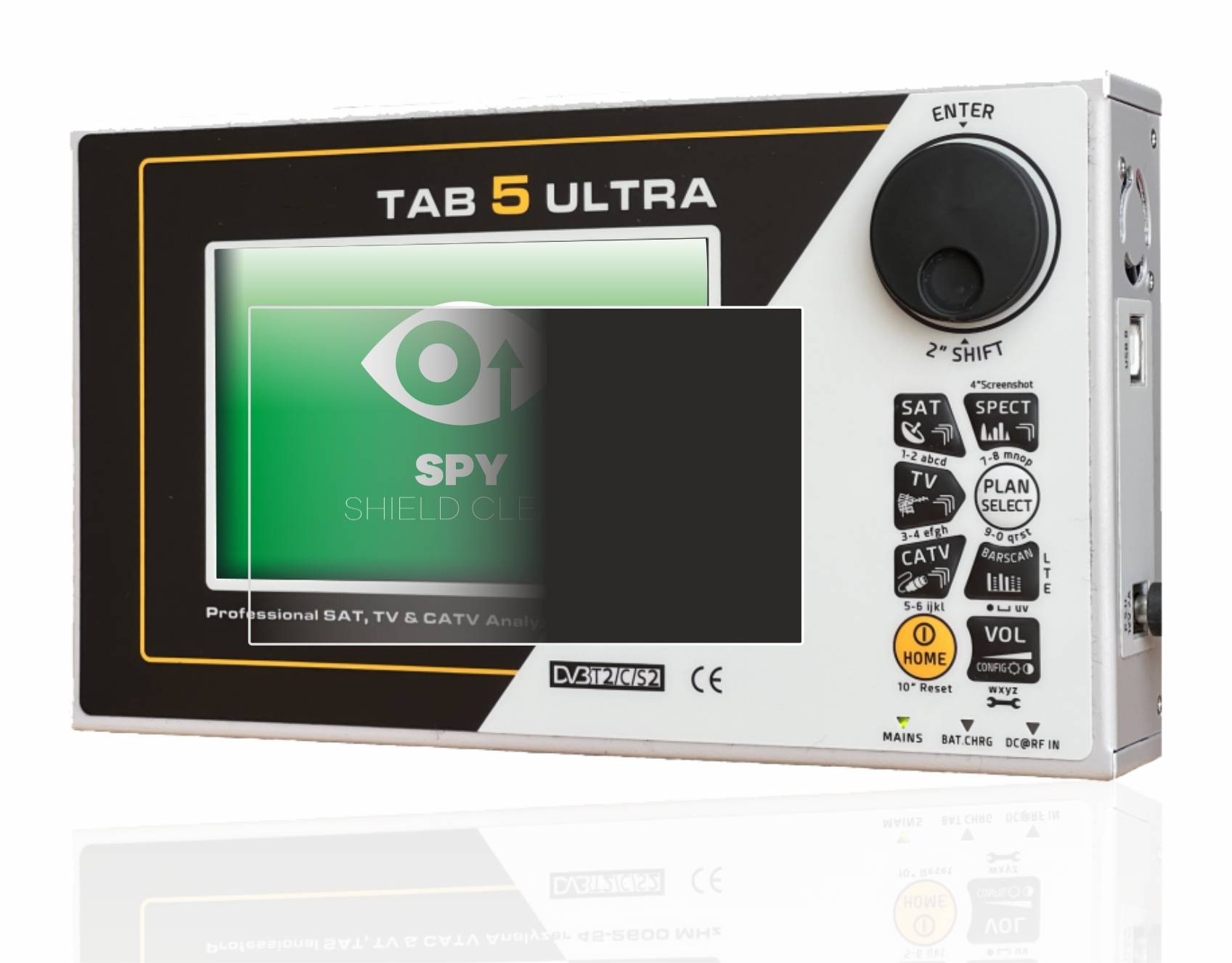upscreen Spy Shield Clear Premium Blickschutzfolie für Rover TAB 5