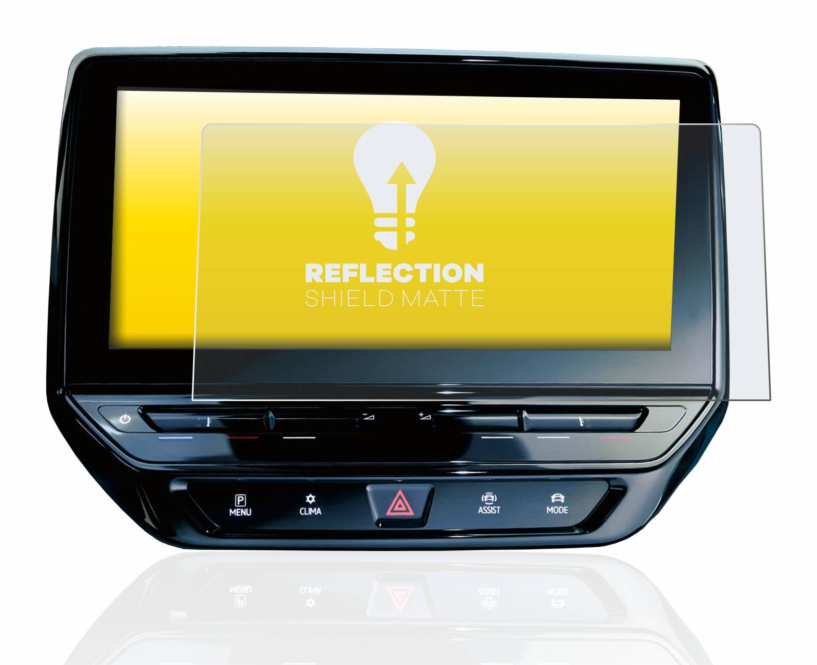 upscreen Schutzfolie für Volkswagen ID.4 Discover Pro 12" Folie Matt Entspiegelt Anti-Reflex