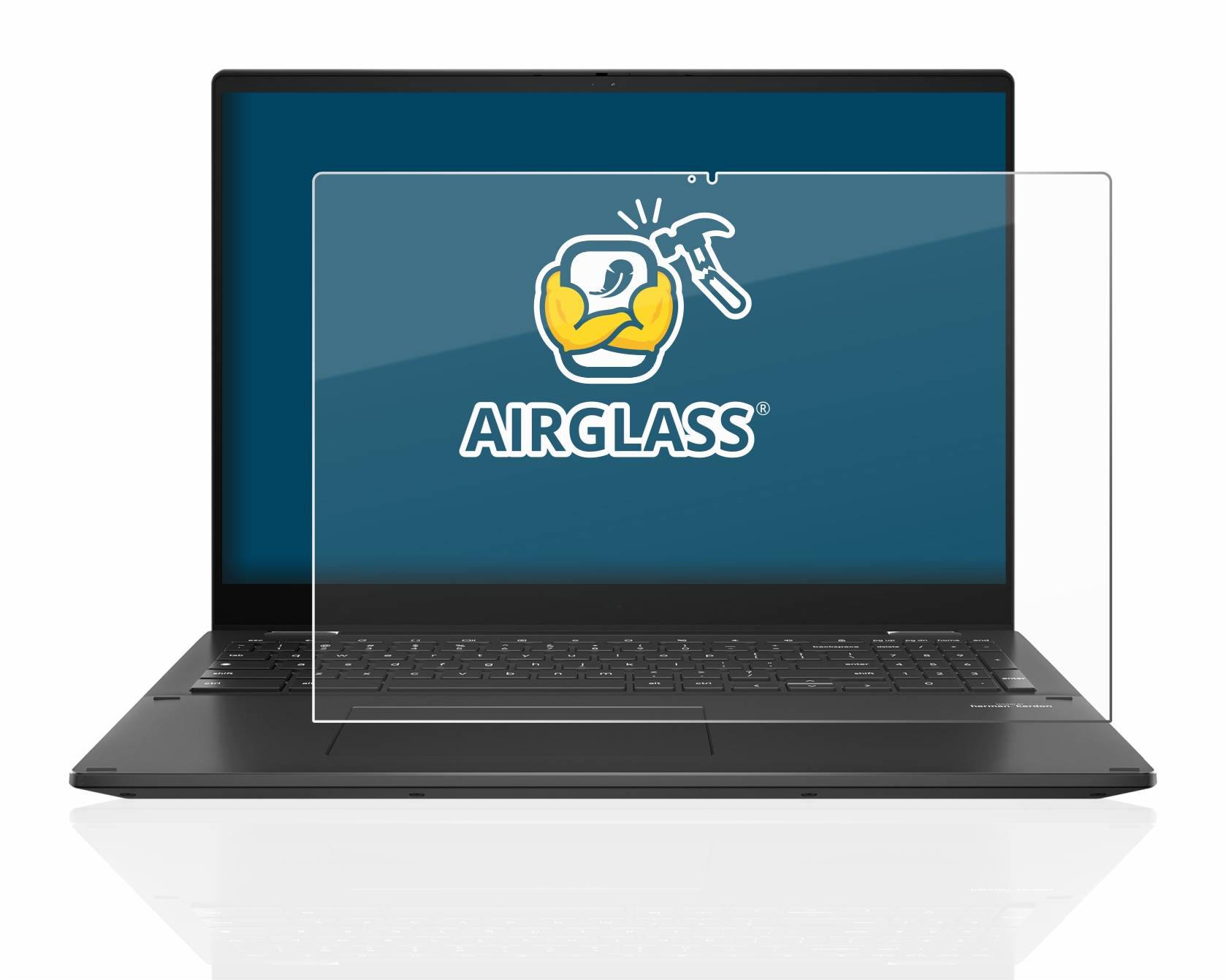 BROTECT AirGlass Schutzglas Folie für Asus Chromebook Flip CX5 16 (12.
