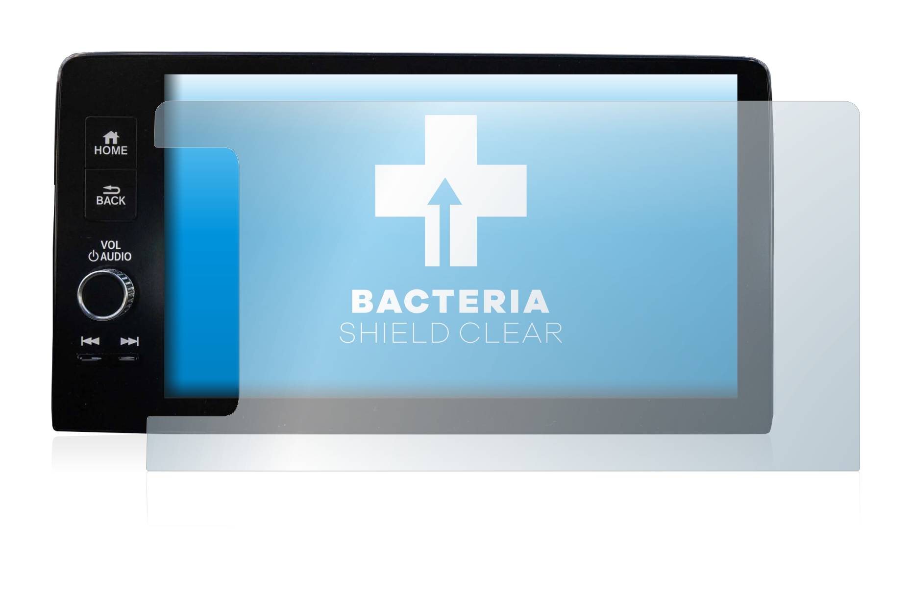 upscreen Bacteria Shield Clear Premium Antibakterielle Displayschutzfolie für Honda HR-V