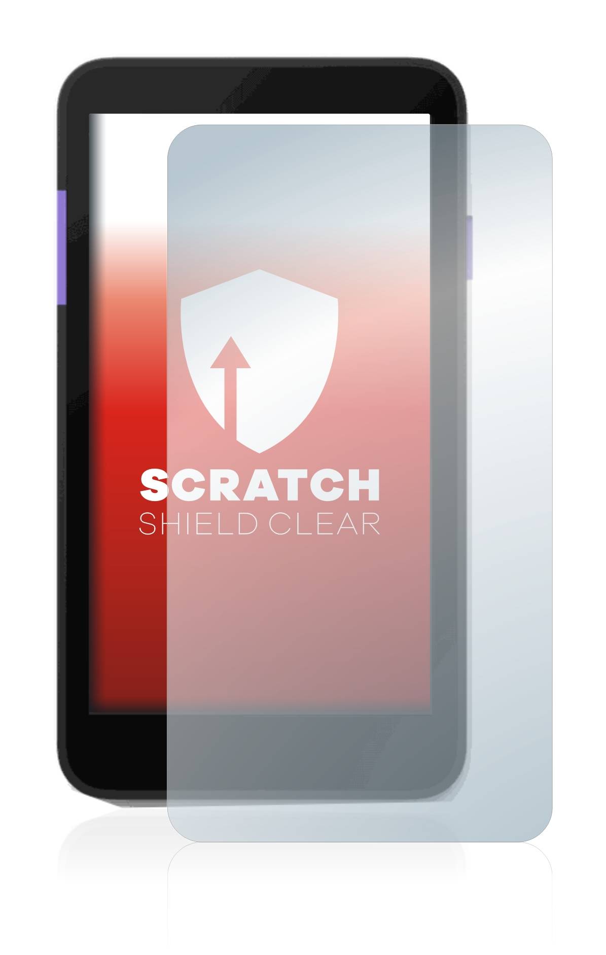 upscreen Schutzfolie für Zettle Terminal (by Paypal) Kratzschutz Anti-Fingerprint Klar
