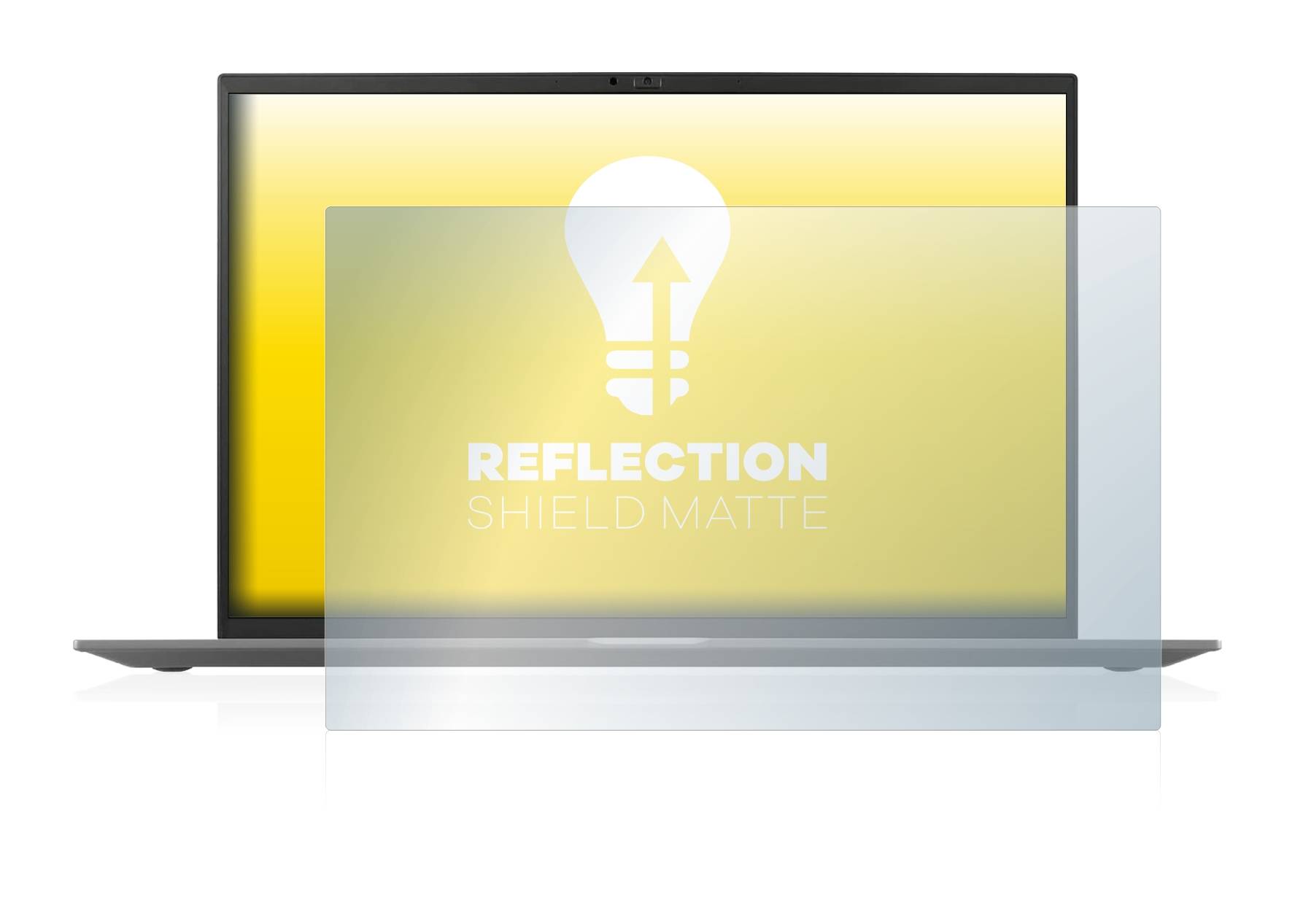 upscreen Reflection Shield Matte Premium Displayschutzfolie für LG Gram 17