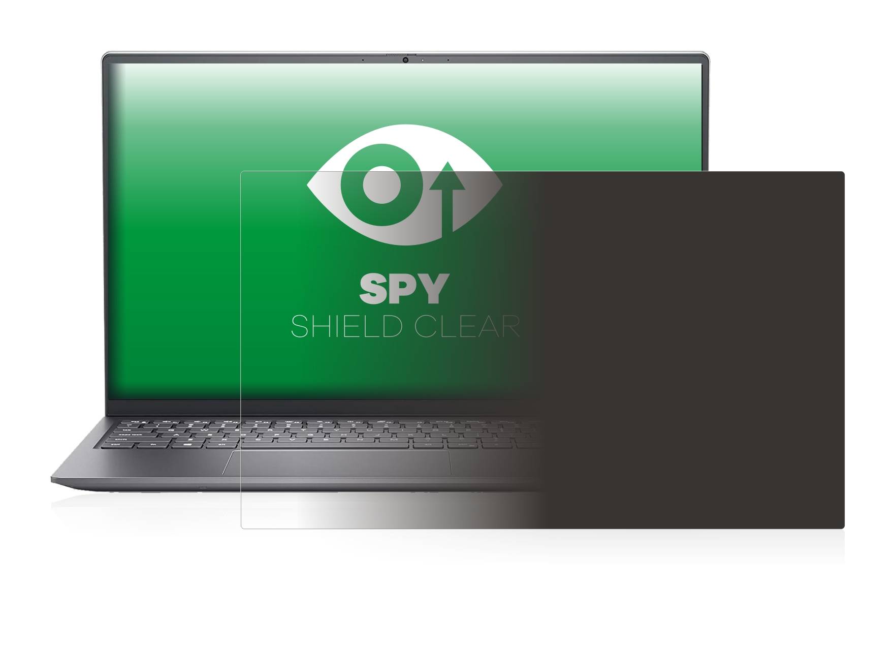 upscreen Spy Shield Clear Premium Blickschutzfolie für Dell Inspiron 15