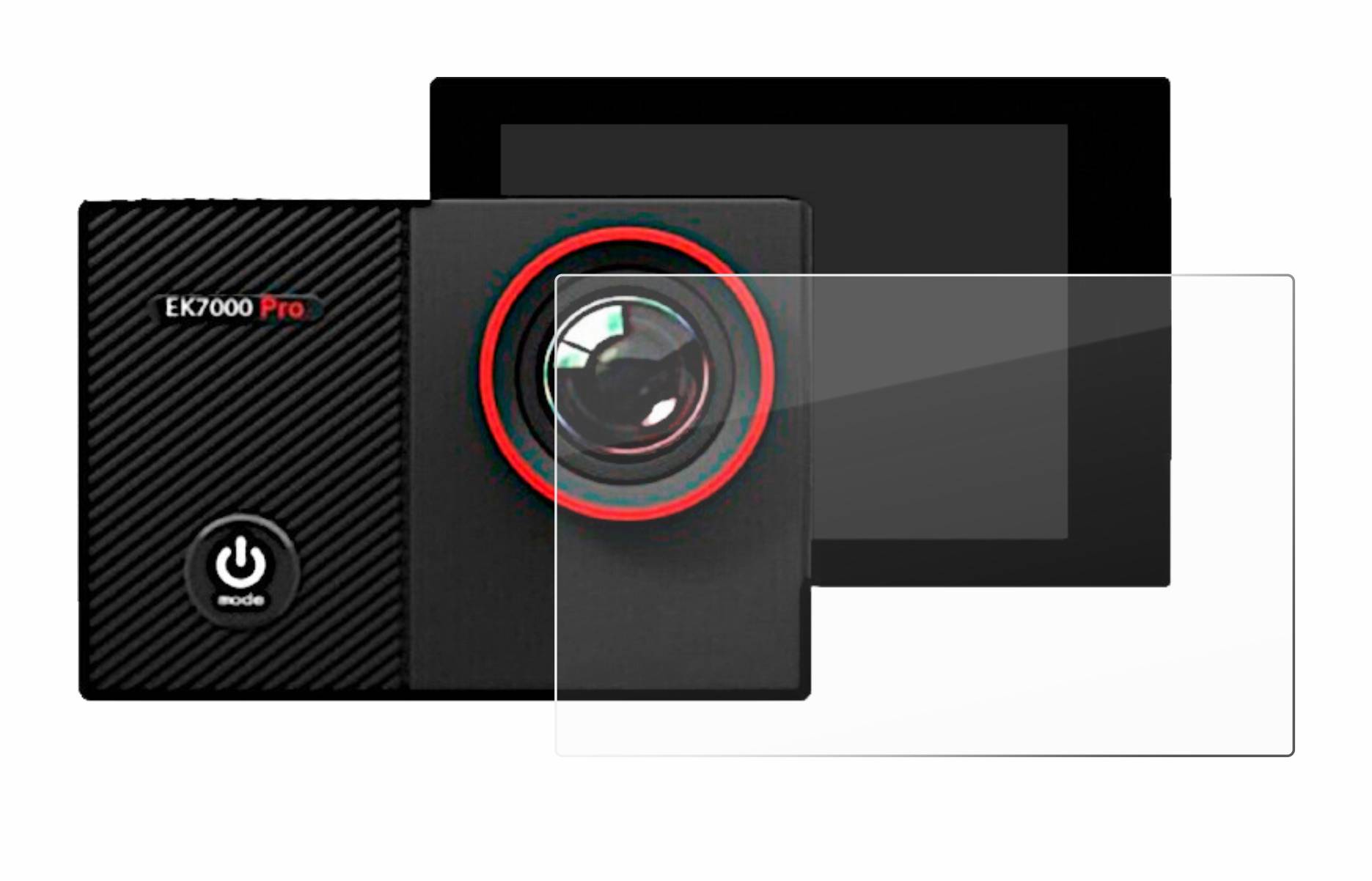 BROTECT AirGlass Schutzglas Folie für Akaso EK7000