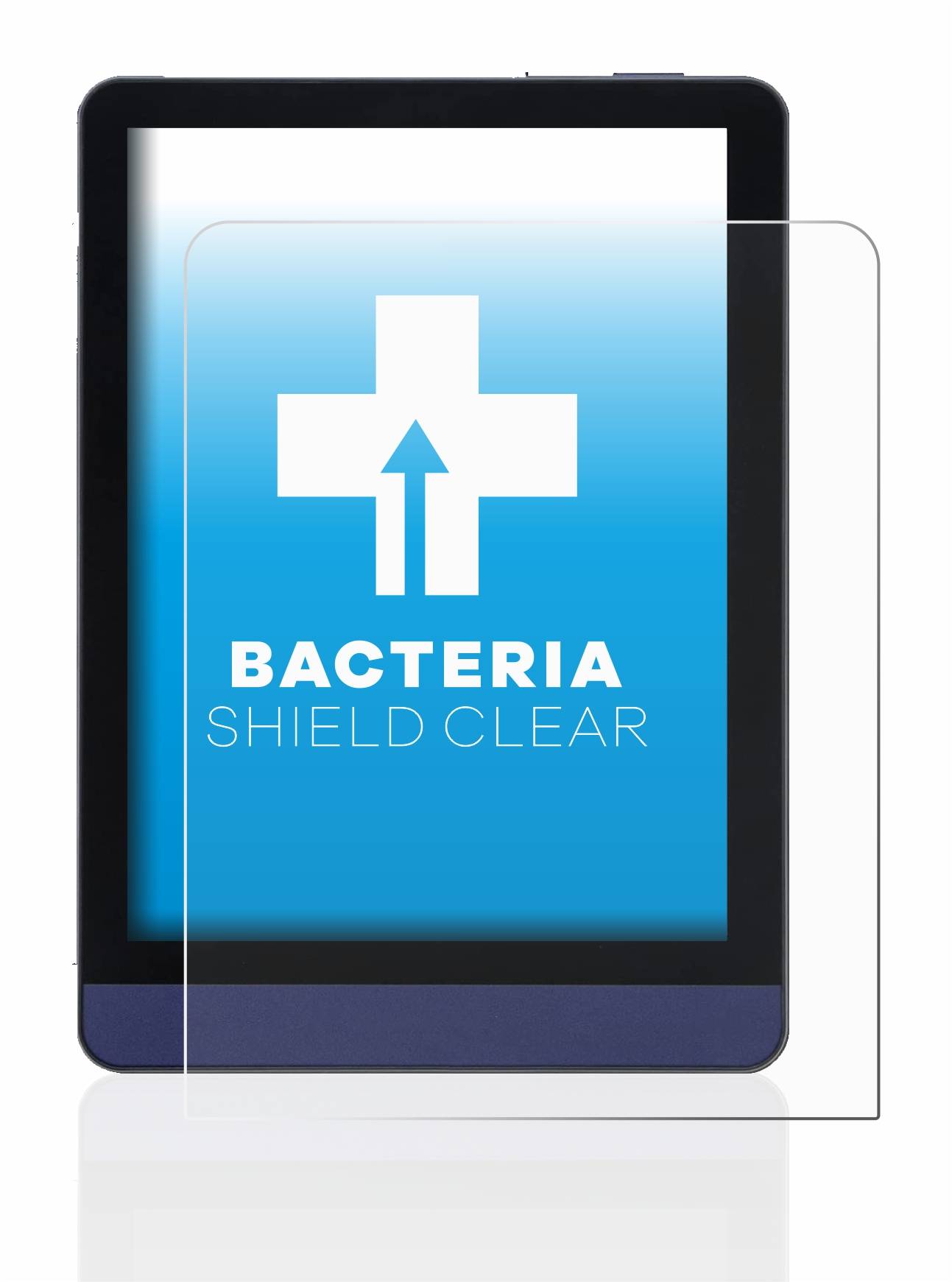upscreen Bacteria Shield Clear Premium Antibakterielle Displayschutzfolie für Meebook