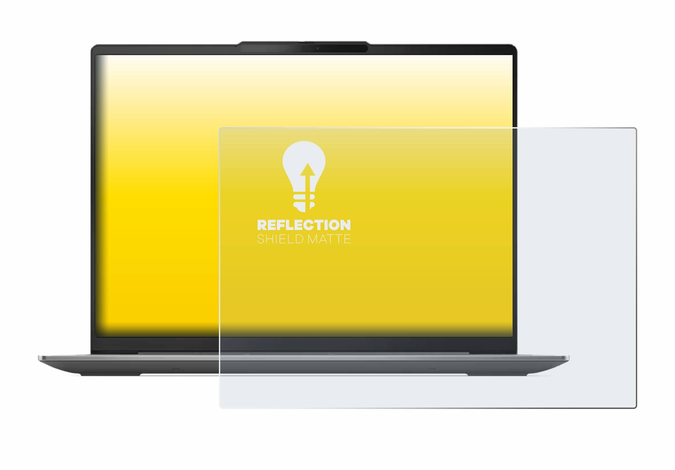 upscreen Reflection Shield Matte Premium Displayschutzfolie für Lenovo Yoga Slim 6i Gen 8