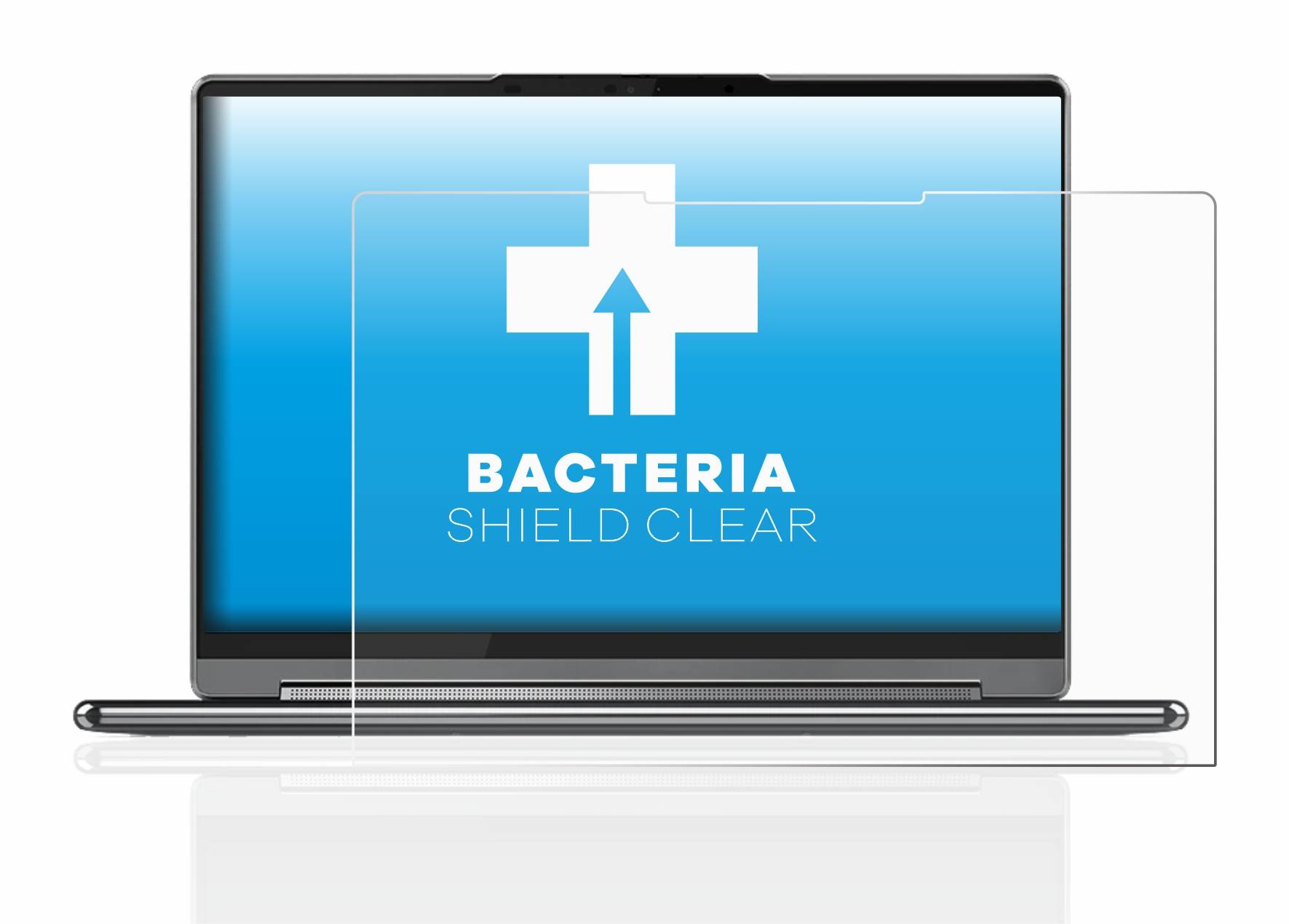 upscreen Bacteria Shield Clear Premium Antibakterielle Displayschutzfolie für Lenovo Yoga 9i