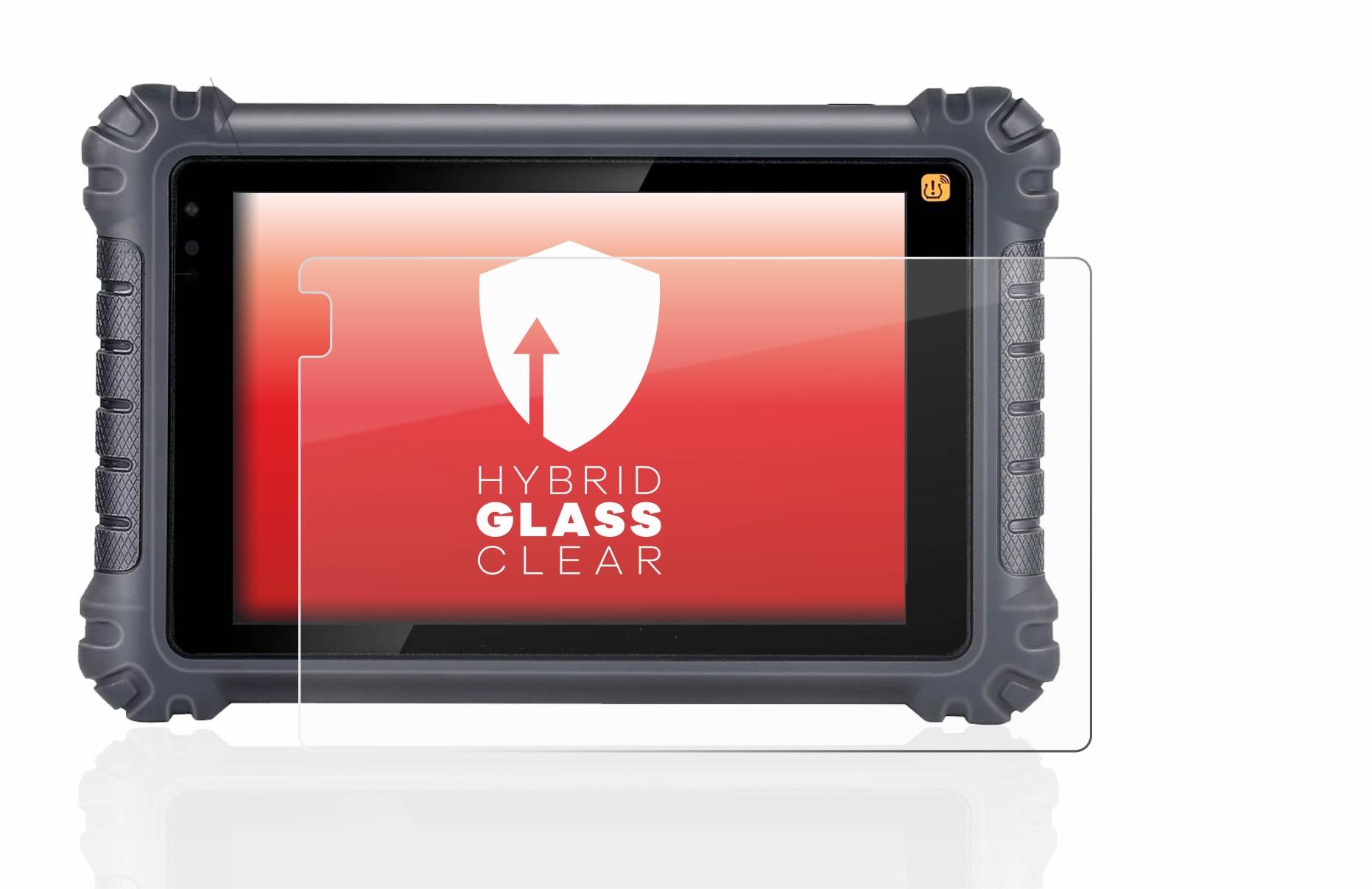 upscreen Hybrid Glass Clear Premium Schutzglas Folie für Autel MaxiCom