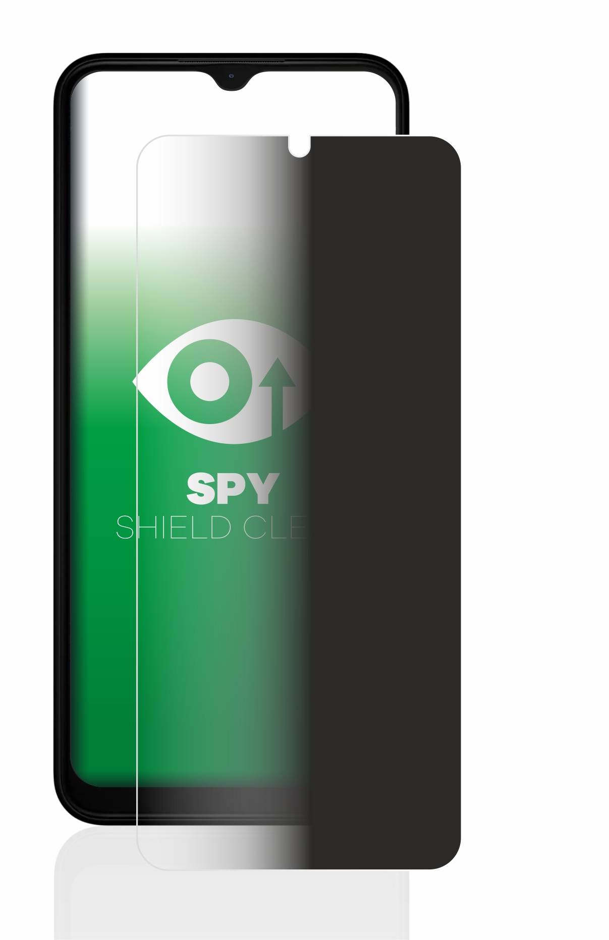 upscreen Blickschutzfolie für Nokia C22 Anti-Spy Privacy Blaulichtschutz Sichtschutzfolie