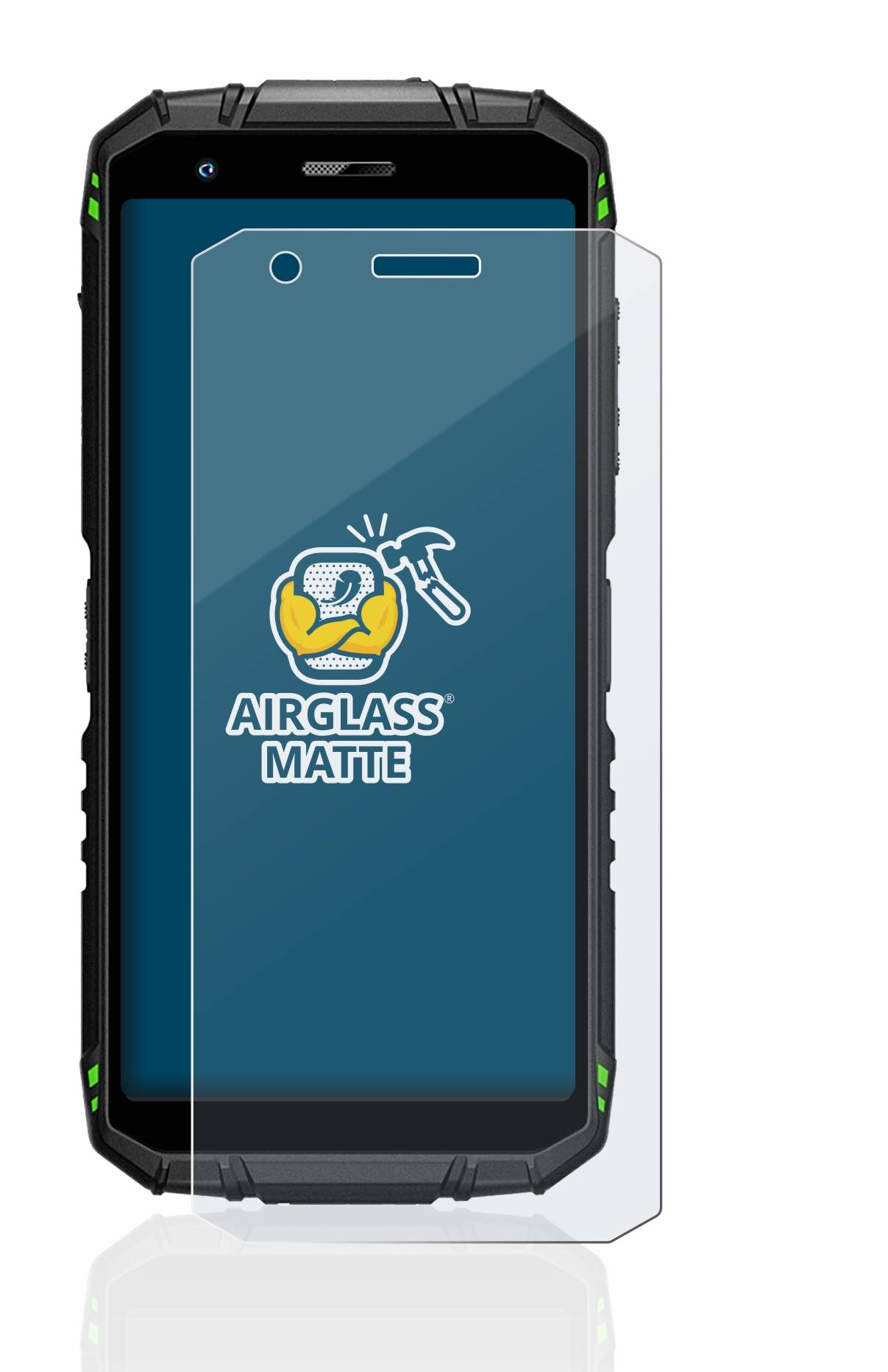 BROTECT AirGlass Flexible Schutz Glas Folie für Doogee S41 Pro Matt Entspiegelt