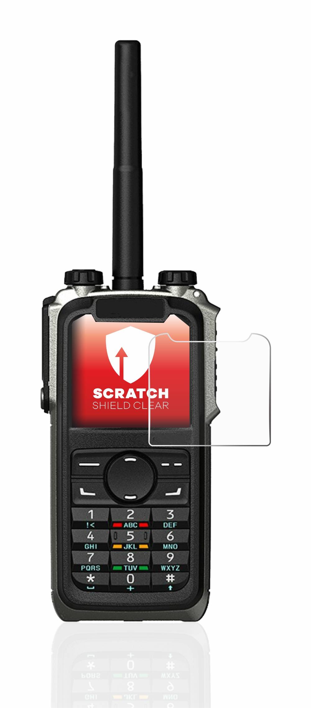 upscreen Scratch Shield Clear Premium Displayschutzfolie für Hytera
