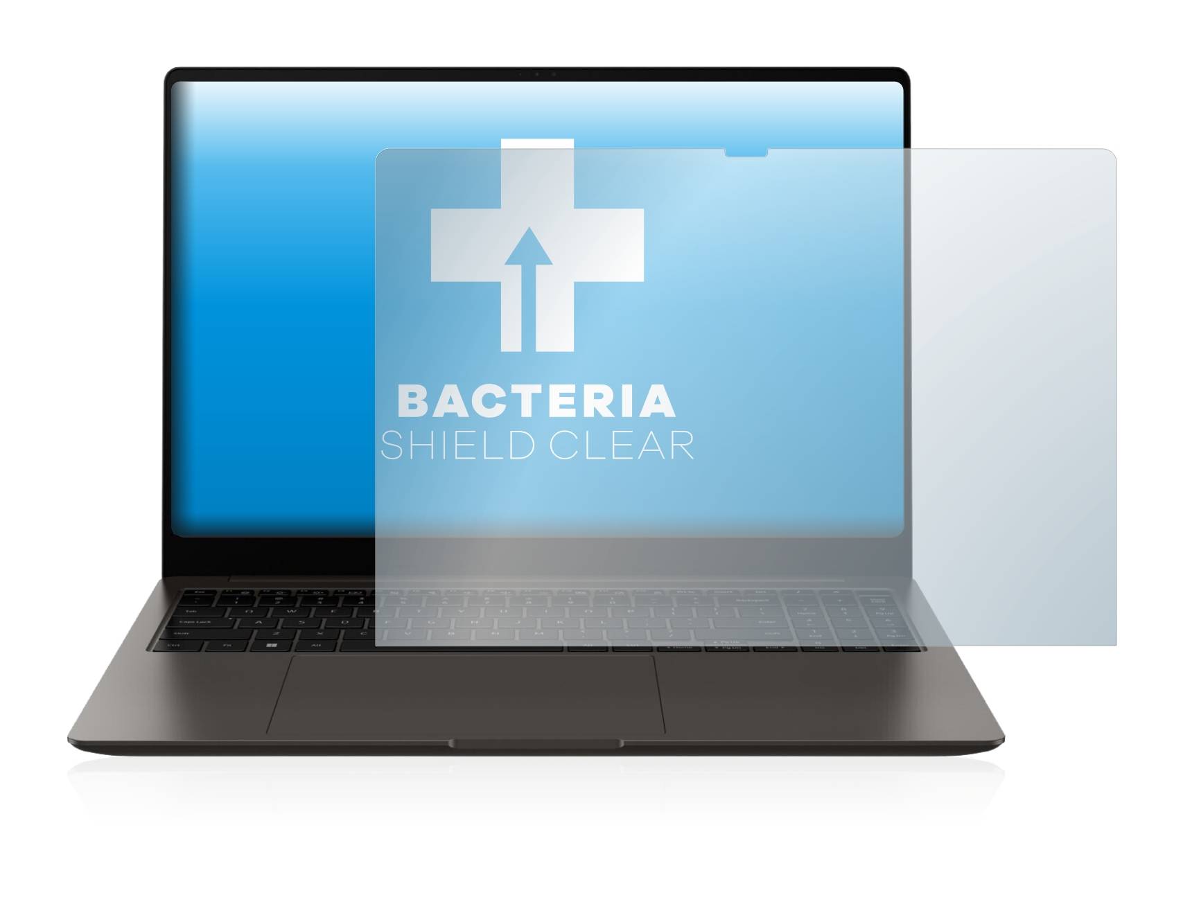 upscreen Bacteria Shield Clear Premium Antibakterielle Displayschutzfolie für Samsung Galaxy