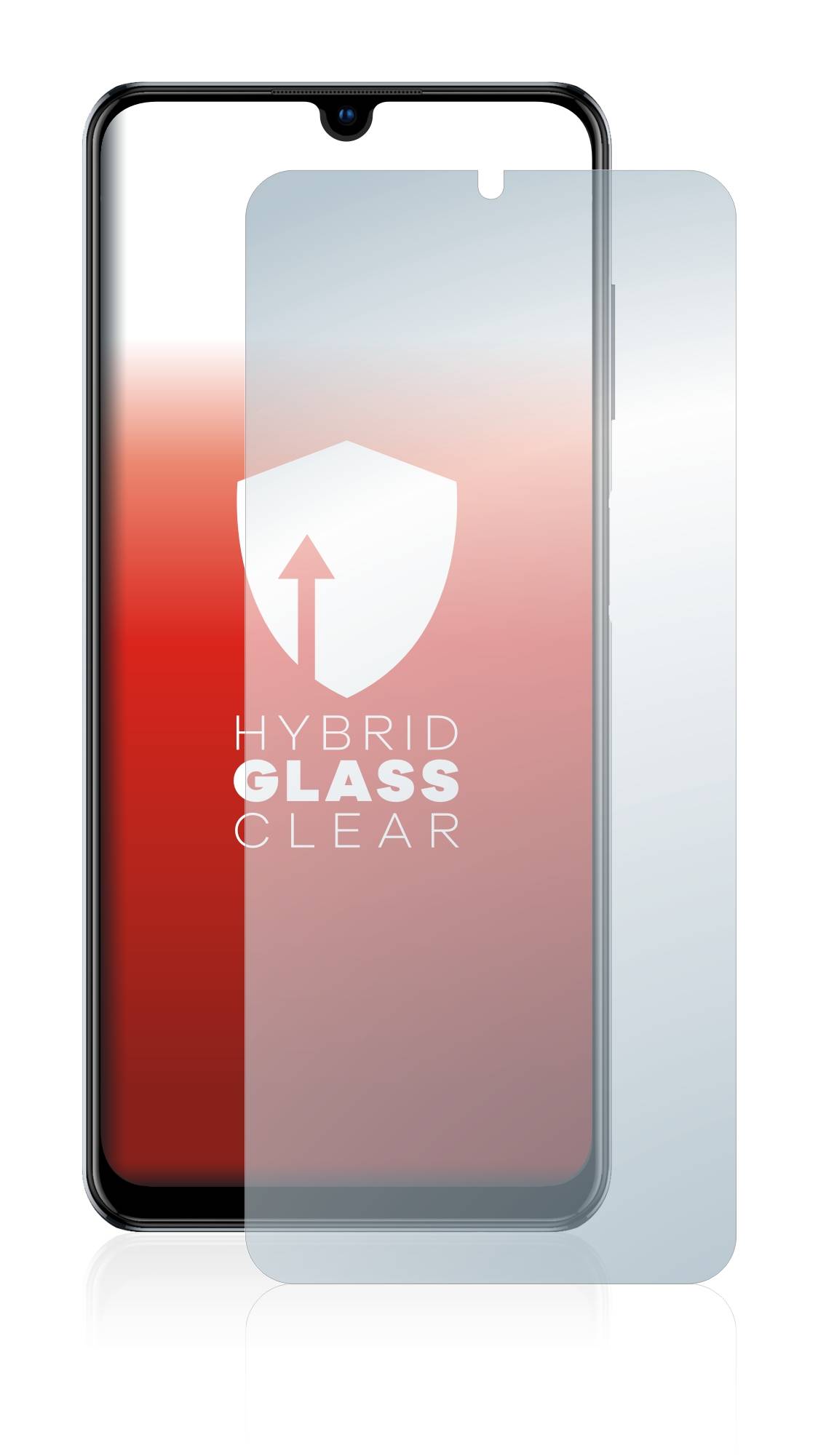 upscreen Flexible Schutz Glas Folie für ZTE A72 Blade Schutzglas 9H Hybridglas Klar