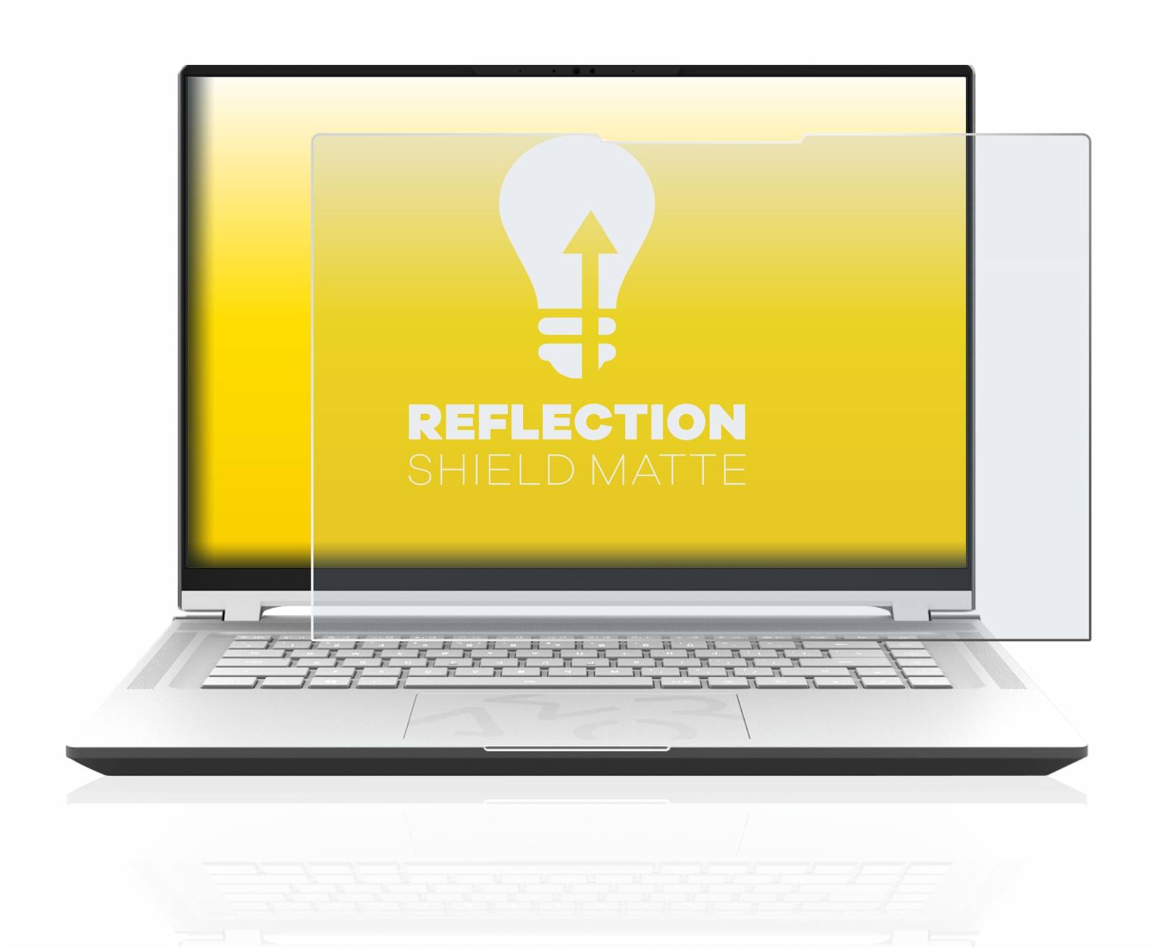 upscreen Reflection Shield Matte Premium Displayschutzfolie für Gigabyte Aero 16 OLED