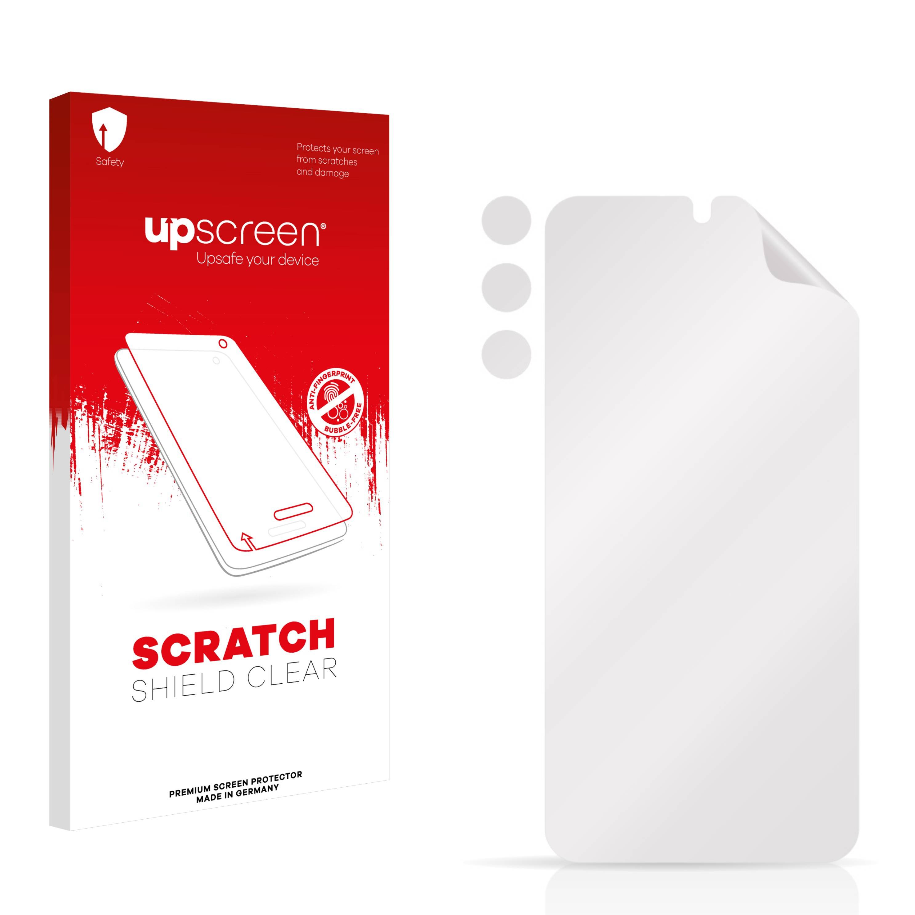 upscreen Schutzfolie für Samsung Galaxy S22 Enterprise Edition (Display+Kamera) Kratzschutz Anti-Fingerprint Klar