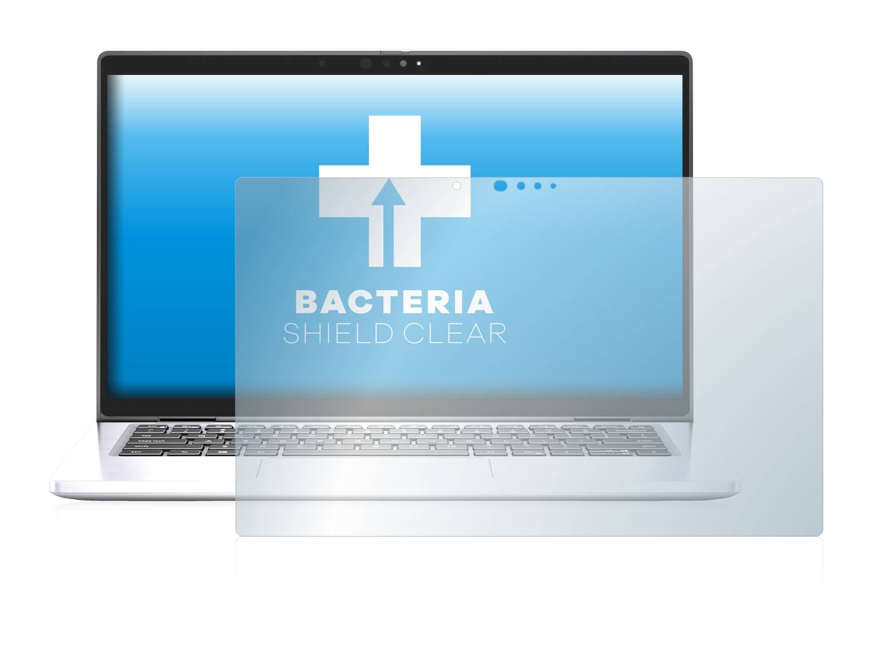 upscreen Bacteria Shield Clear Premium Antibakterielle Displayschutzfolie für Dell Latitude