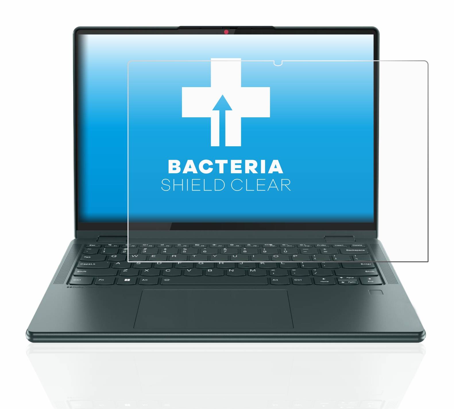upscreen Bacteria Shield Clear Premium Antibakterielle Displayschutzfolie für Lenovo Yoga 6