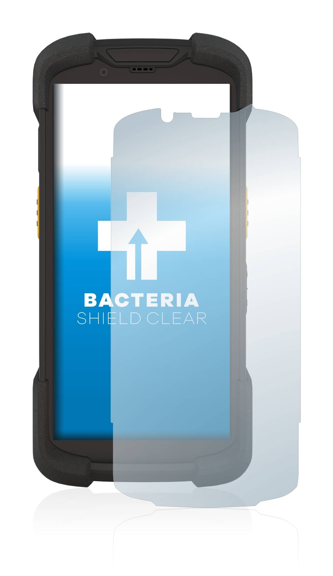 upscreen Bacteria Shield Clear Premium Antibakterielle Displayschutzfolie für Zebra